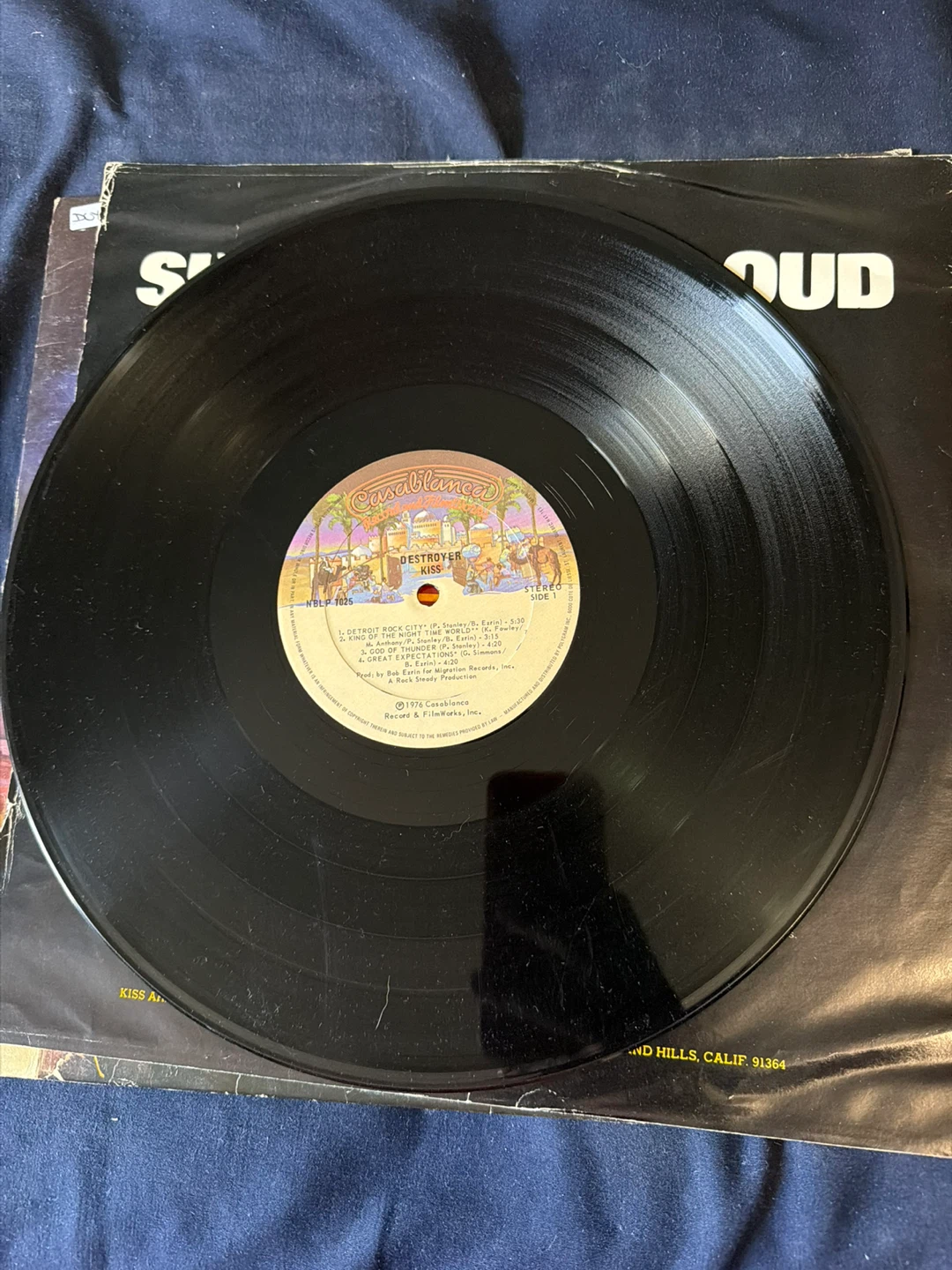 KISS – Destroyer Original 1976 LP Vinyl - photo 3