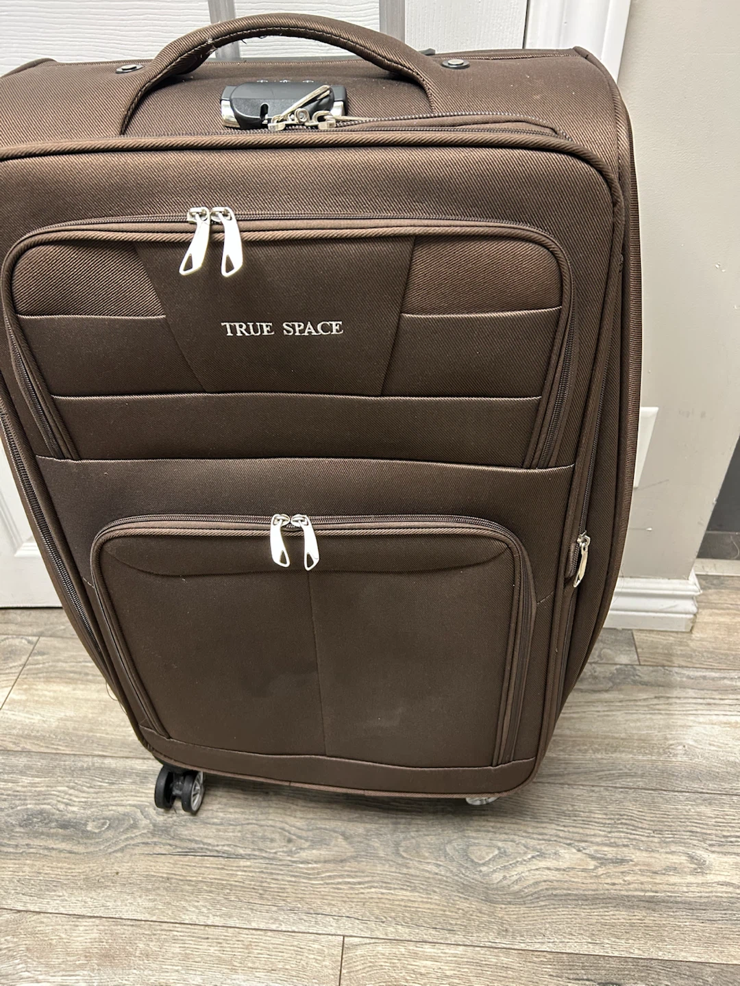 True Space Brown Rolling Suitcase - photo 2