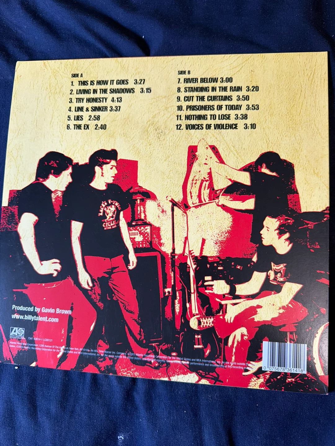 Billy Talent – Billy Talent Debut Album LP Vinyl - photo 2