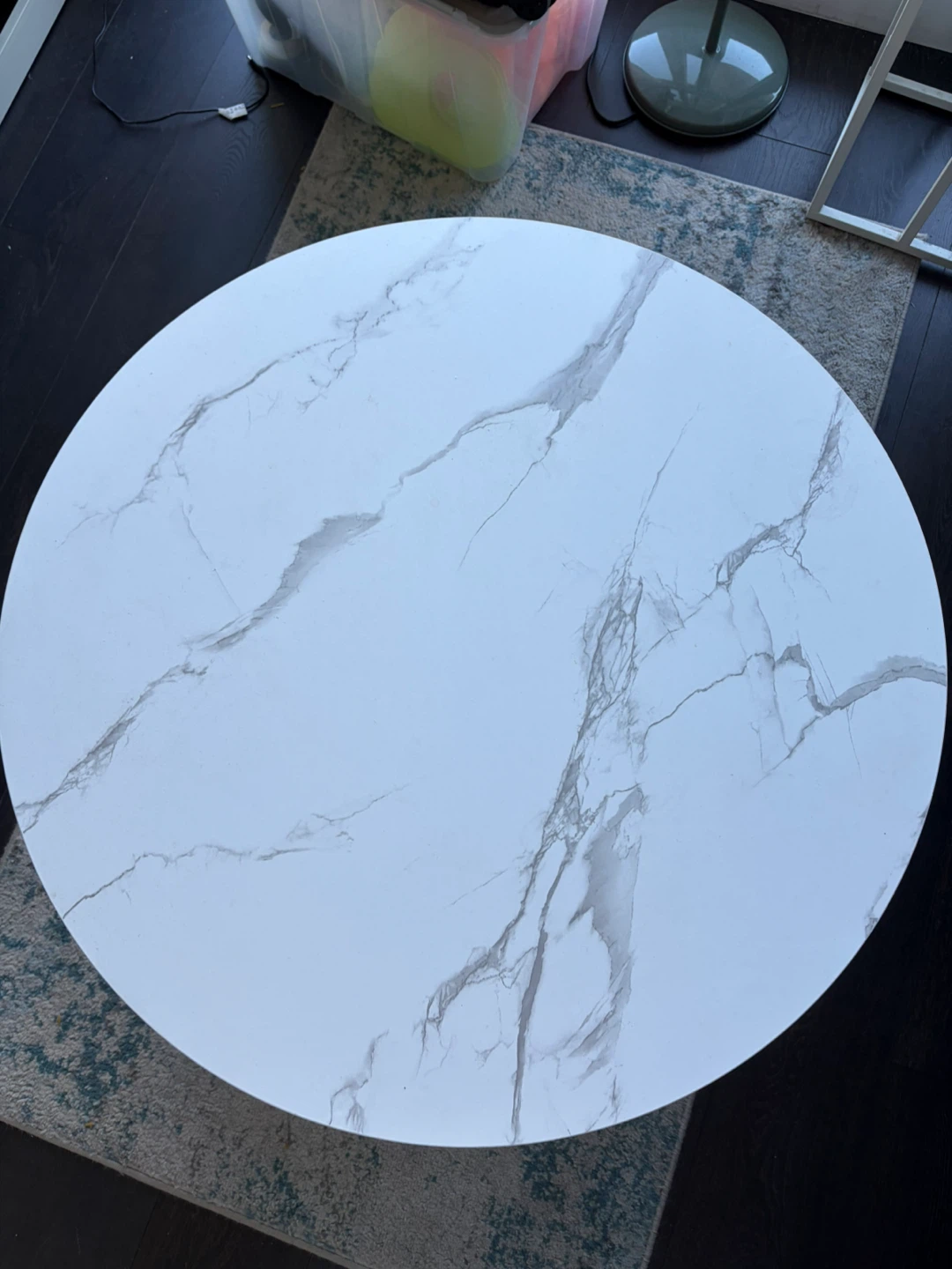 Round Coffee Table with Storage - photo 3