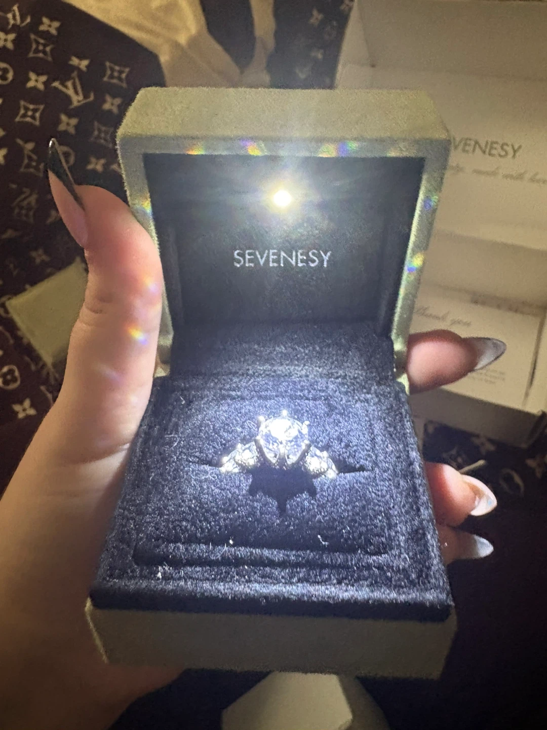 SEVENESY DELUXE Silver RING 8.5