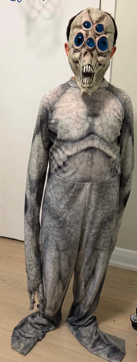 Alien Monster Halloween Costume with Mask
