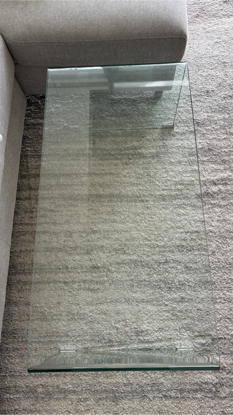 Clear Glass Coffee Table - photo 4