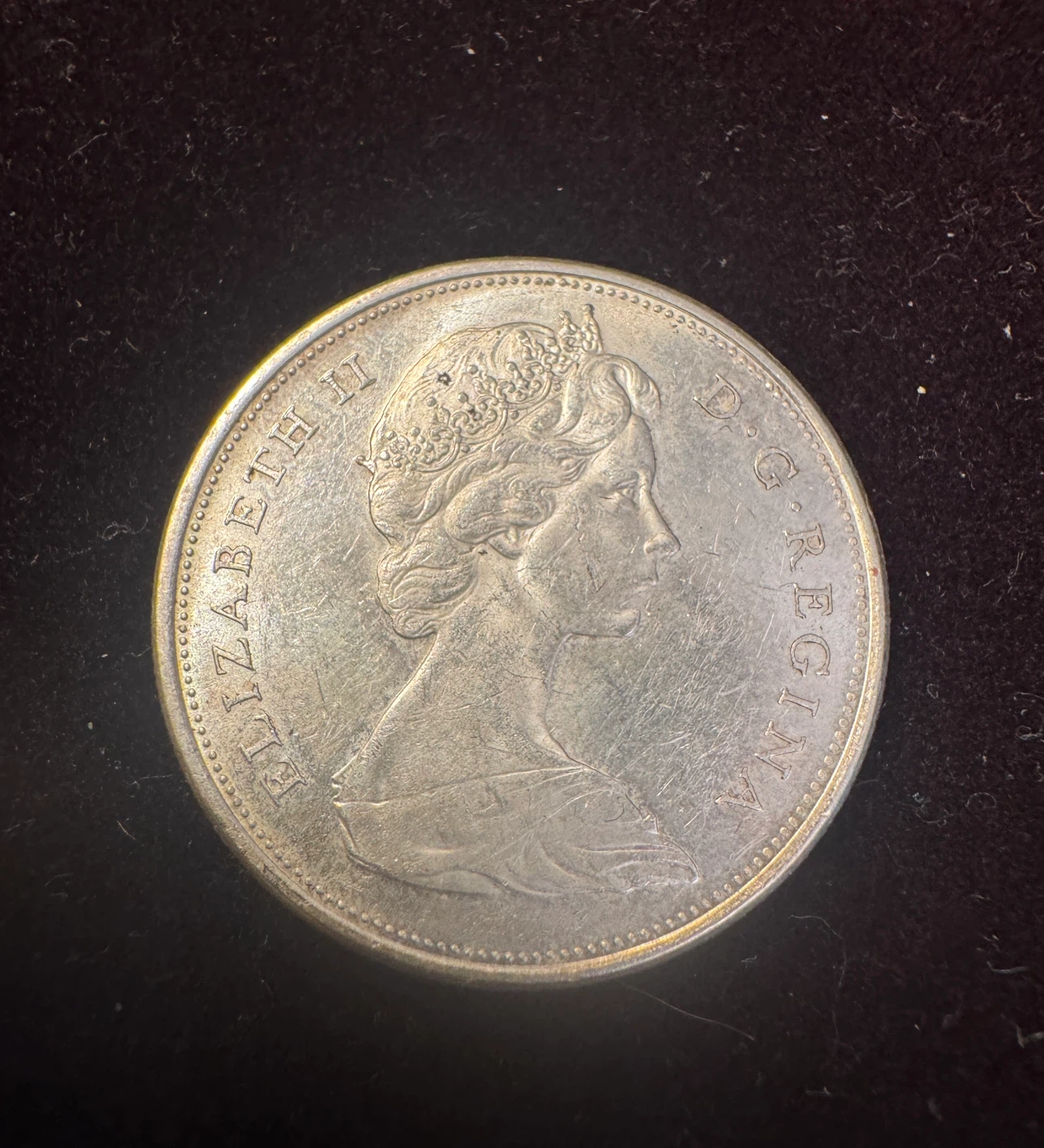 1965 Canada 50 Cent Silver Coin