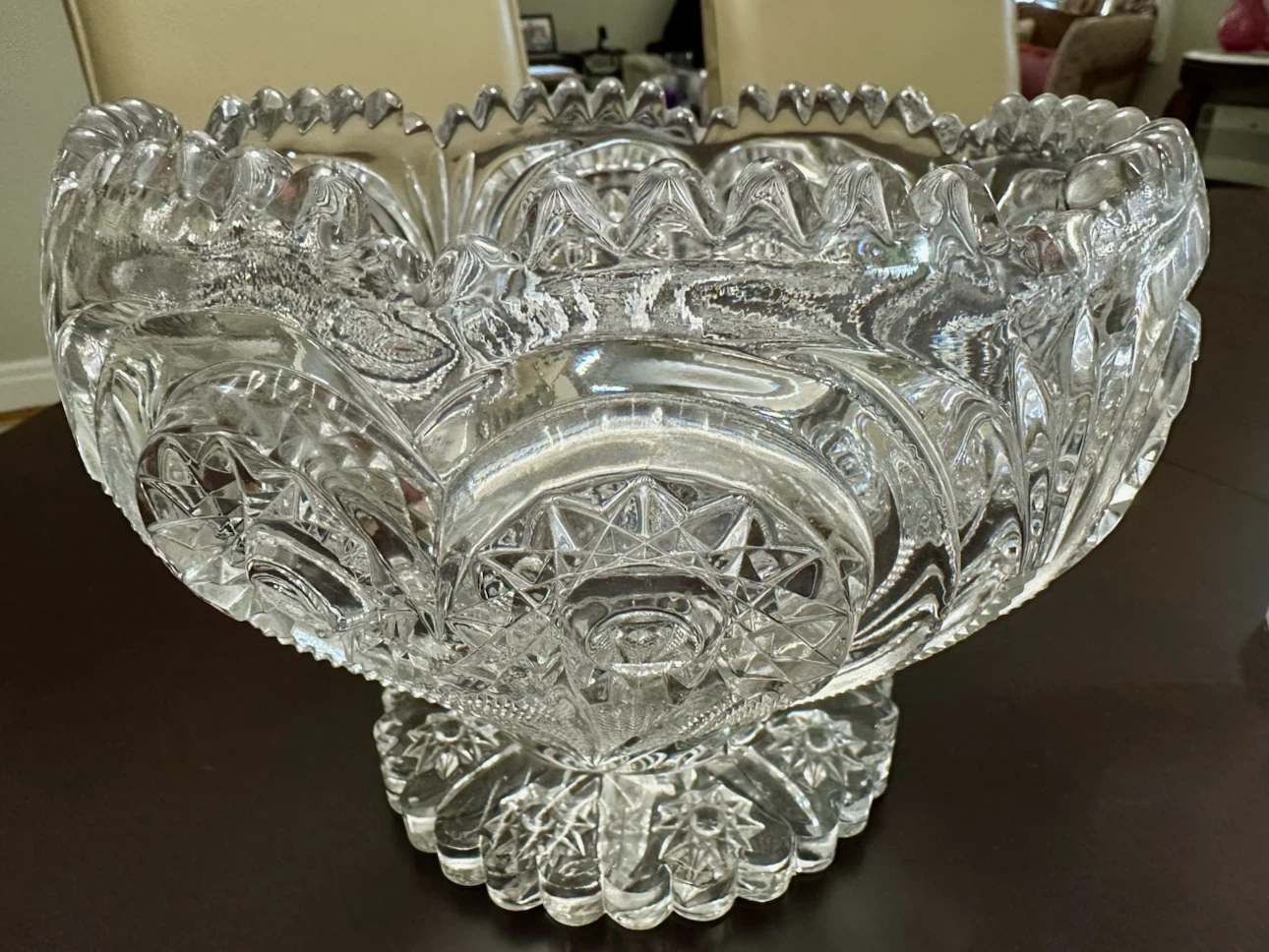Crystal Glass Punch Bowl Set - photo 2