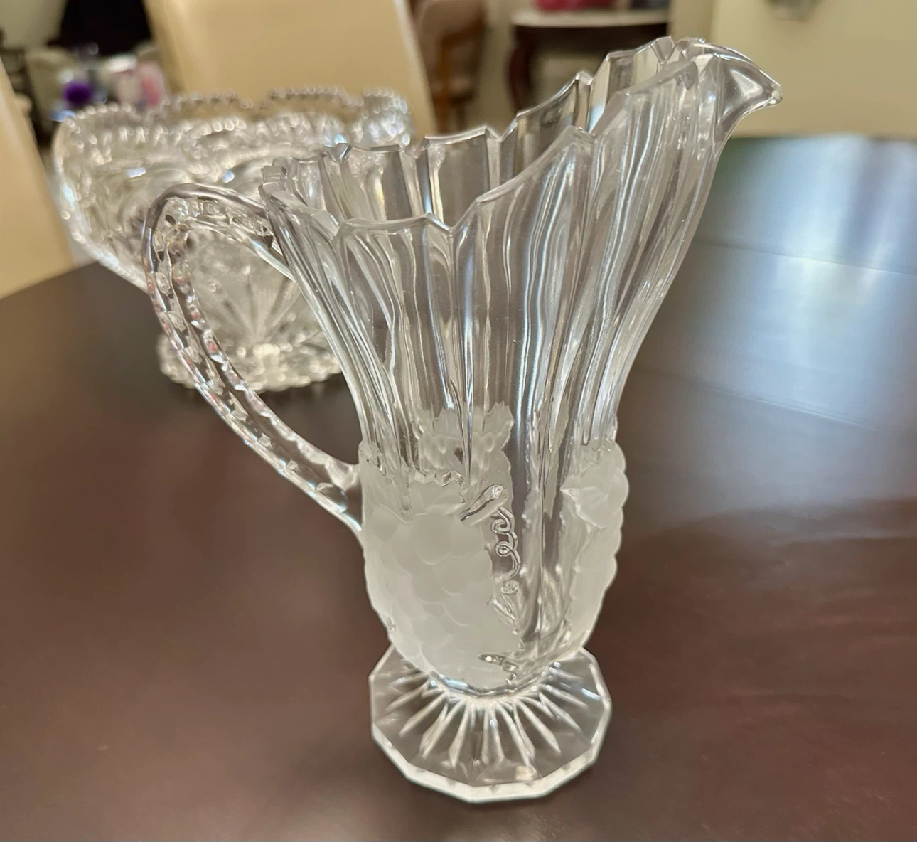 Crystal Glass Punch Bowl Set - photo 3