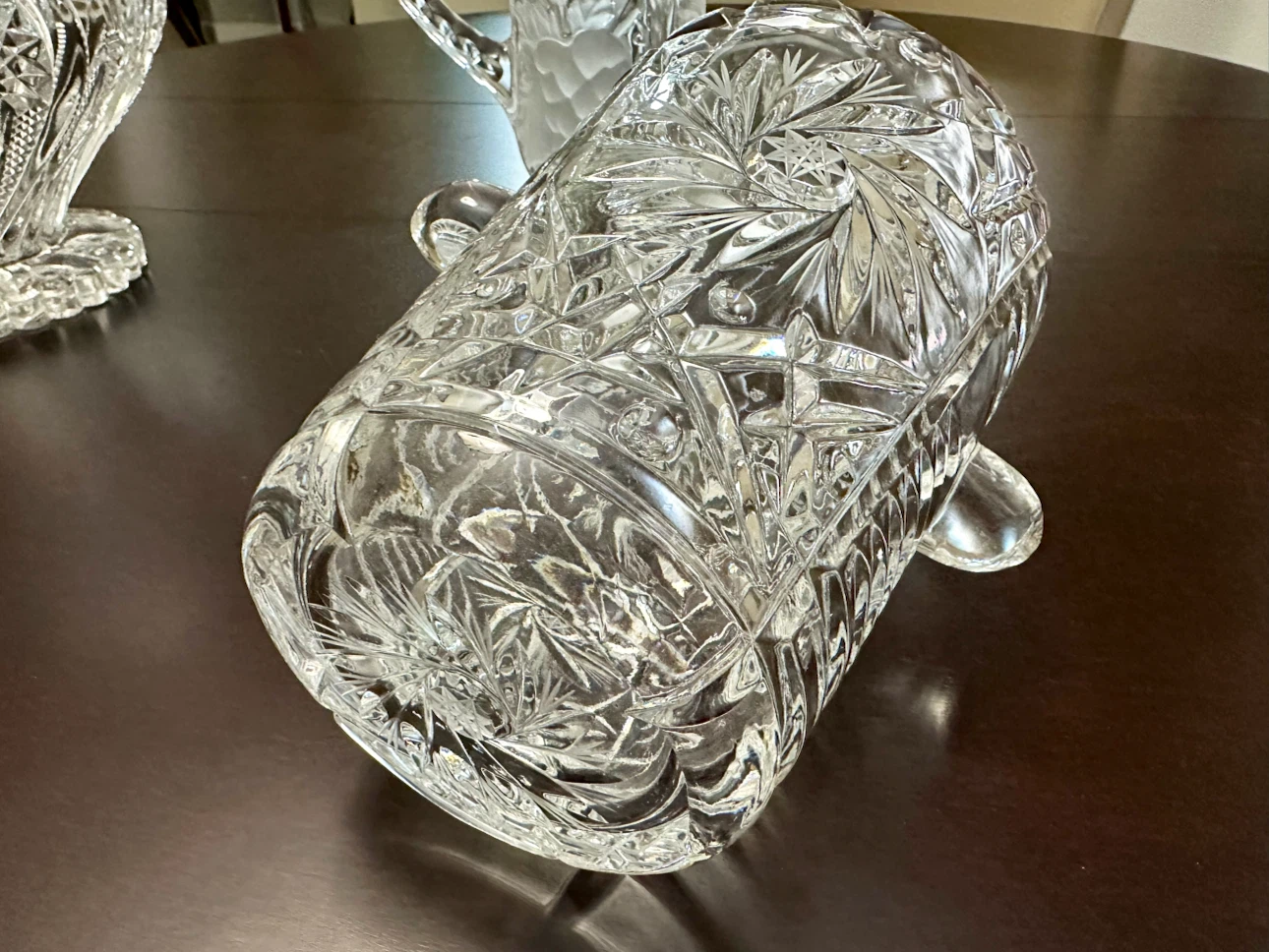 Crystal Glass Punch Bowl Set - photo 4