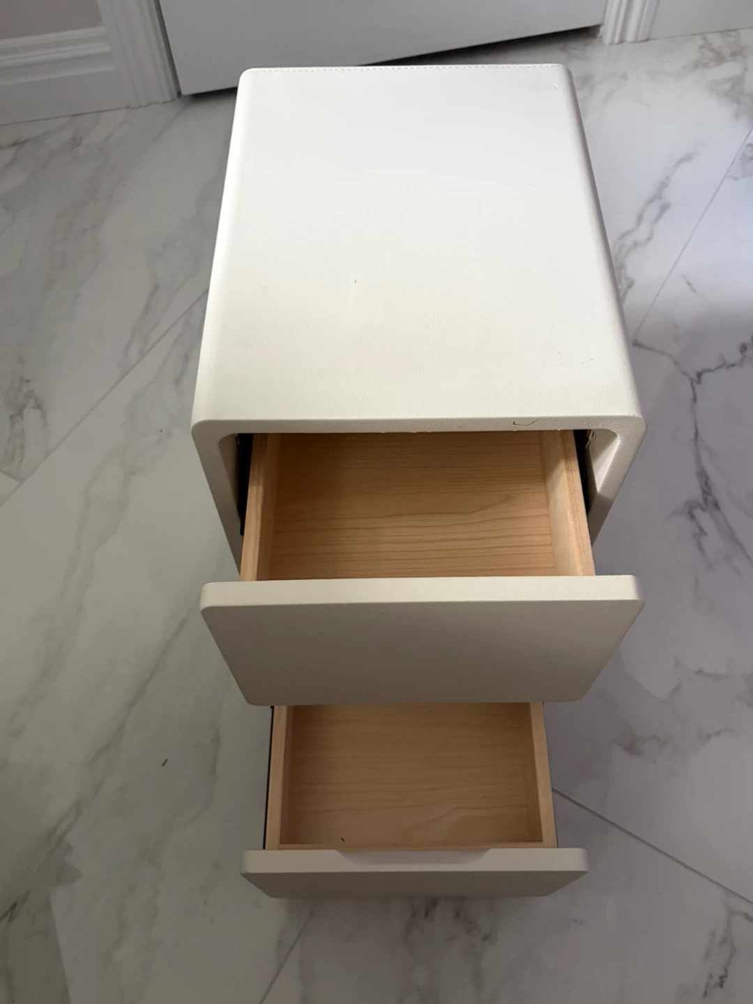 Cream 2 draw nightstand - photo 3