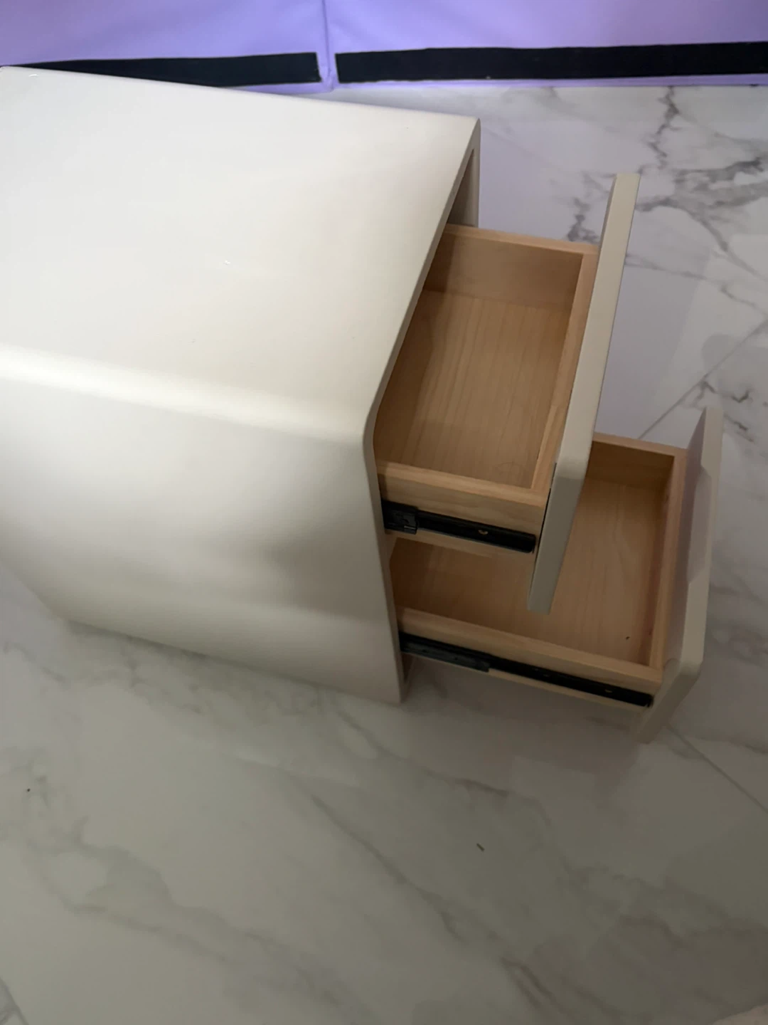 Cream 2 draw nightstand - photo 4