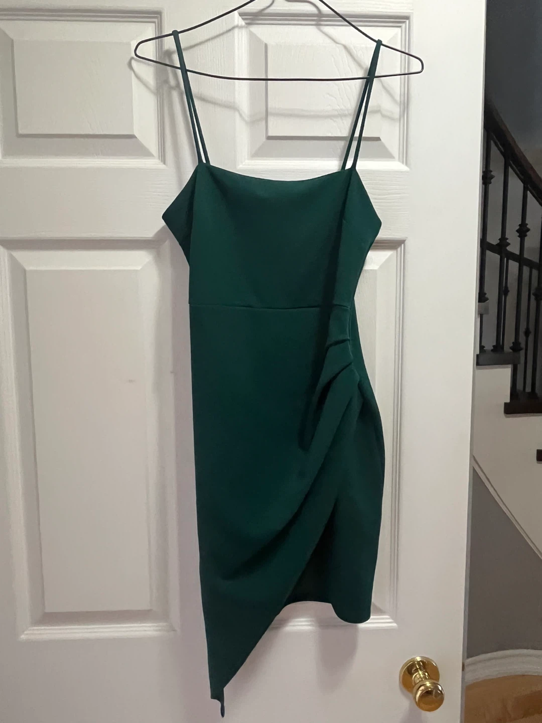 Ruched Spaghetti Strap Bodycon Dress - photo 5