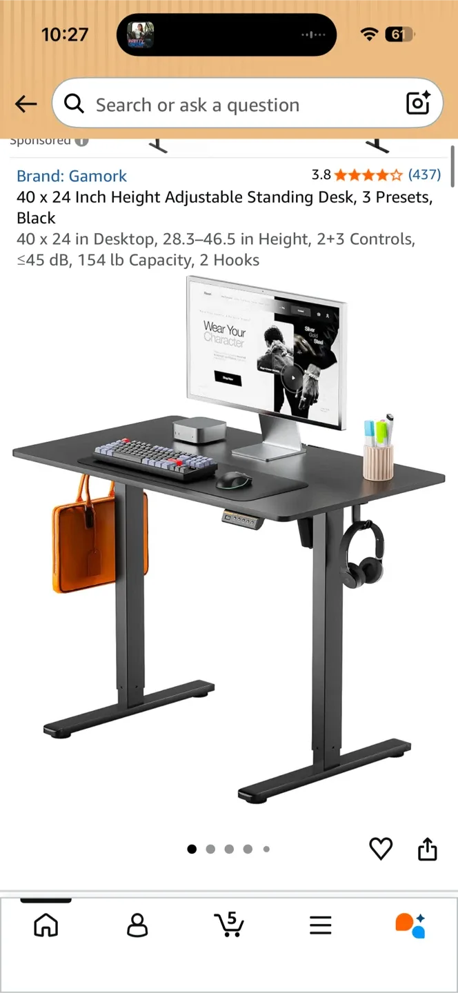 BRAND NEW UNOPENED  adjustable Standing Desk