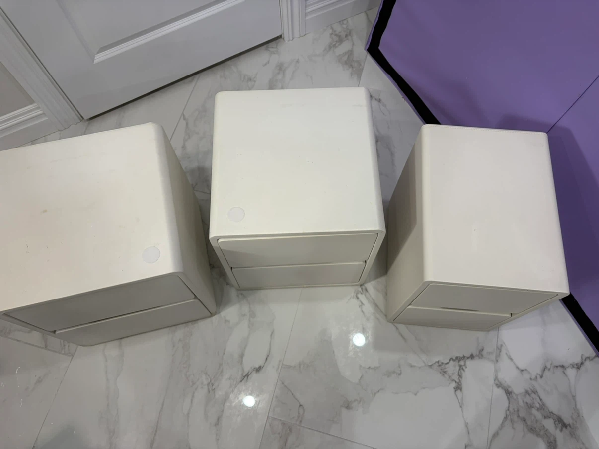 Set of 3 ..2 end table 1 slim night stand