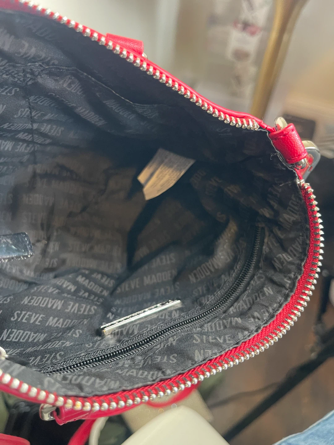 Steve Madden Pink Embossed Satchel Handbag - photo 5