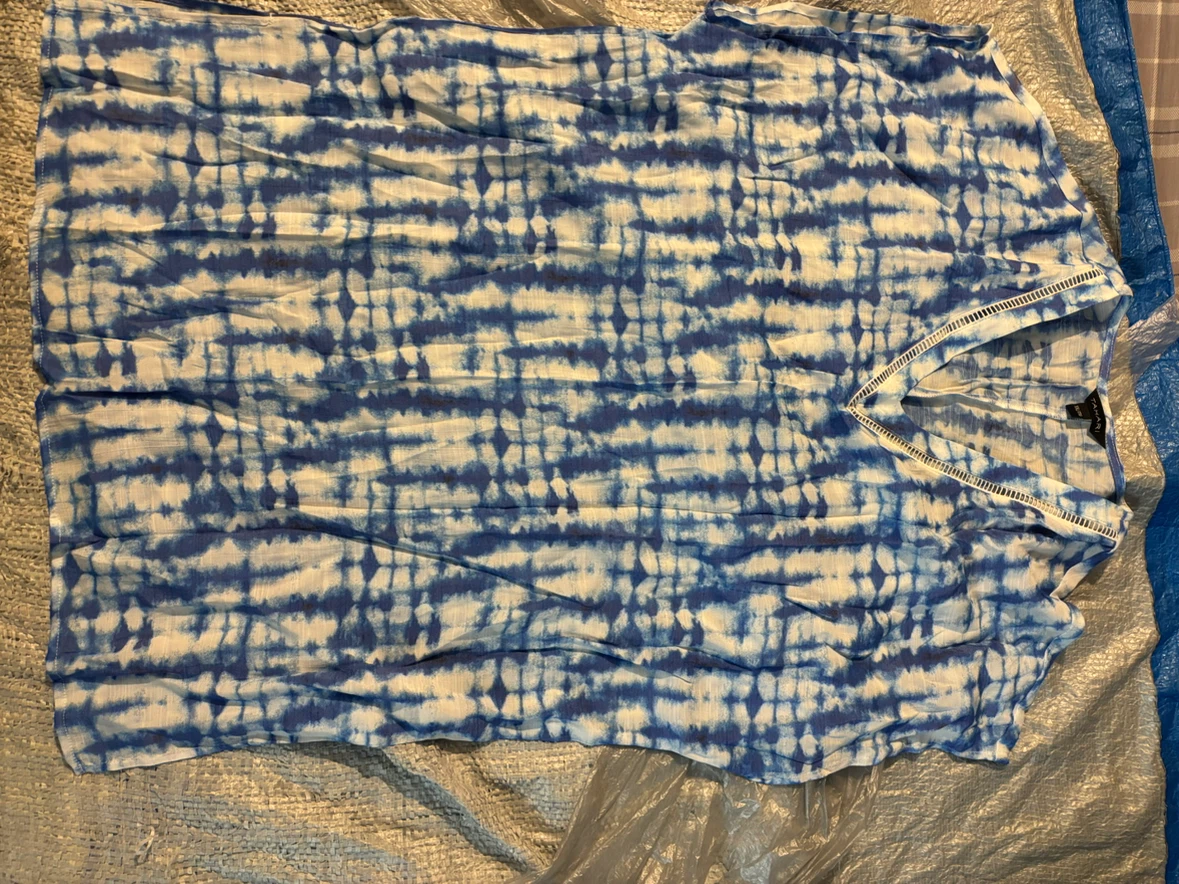 NWOT Tahari Tie-Dye Tunic Top XXL
