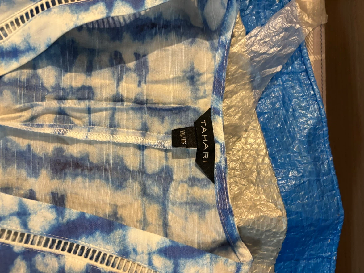 NWOT Tahari Tie-Dye Tunic Top XXL - photo 2