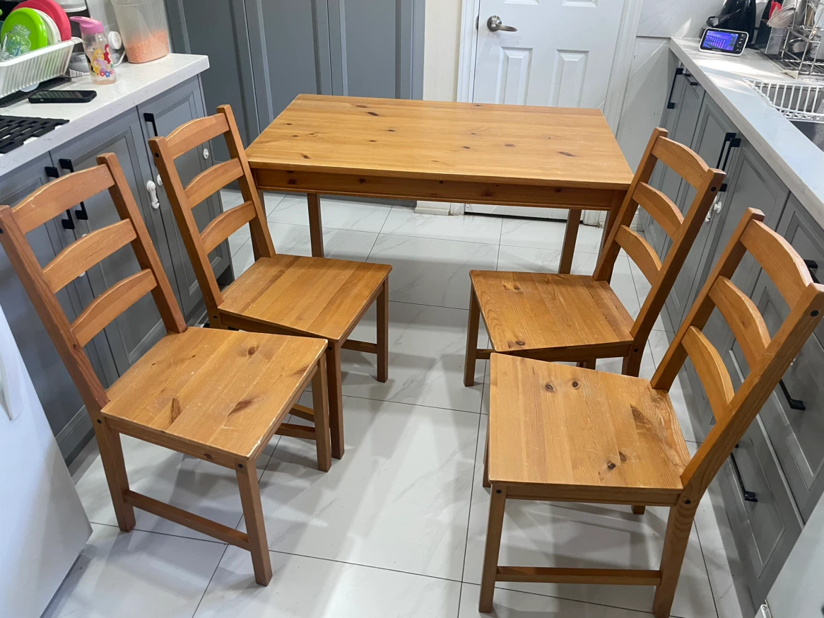 dining table, chairs & delivery