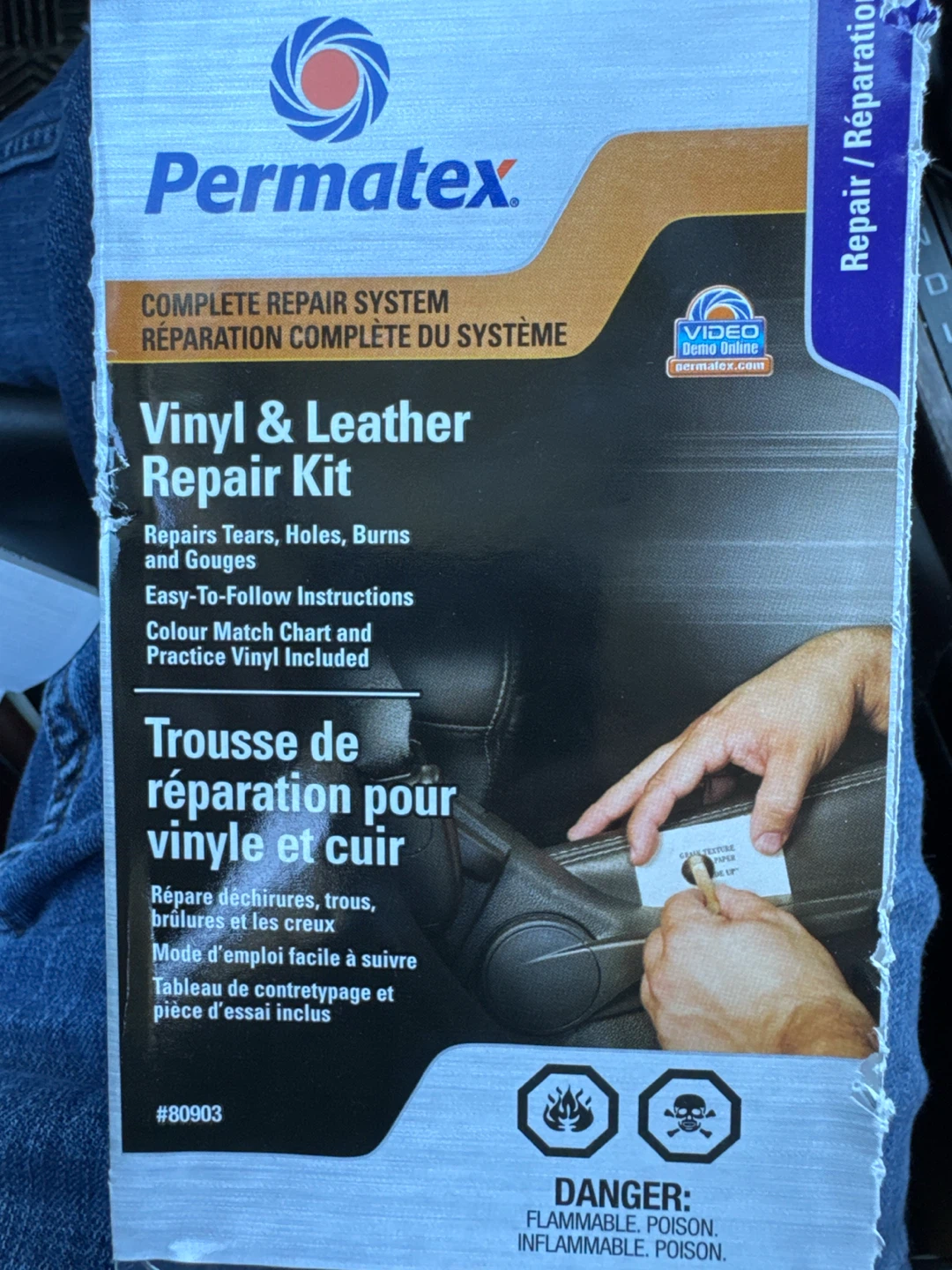 Permatex Vinyl & Leather Repair Kit