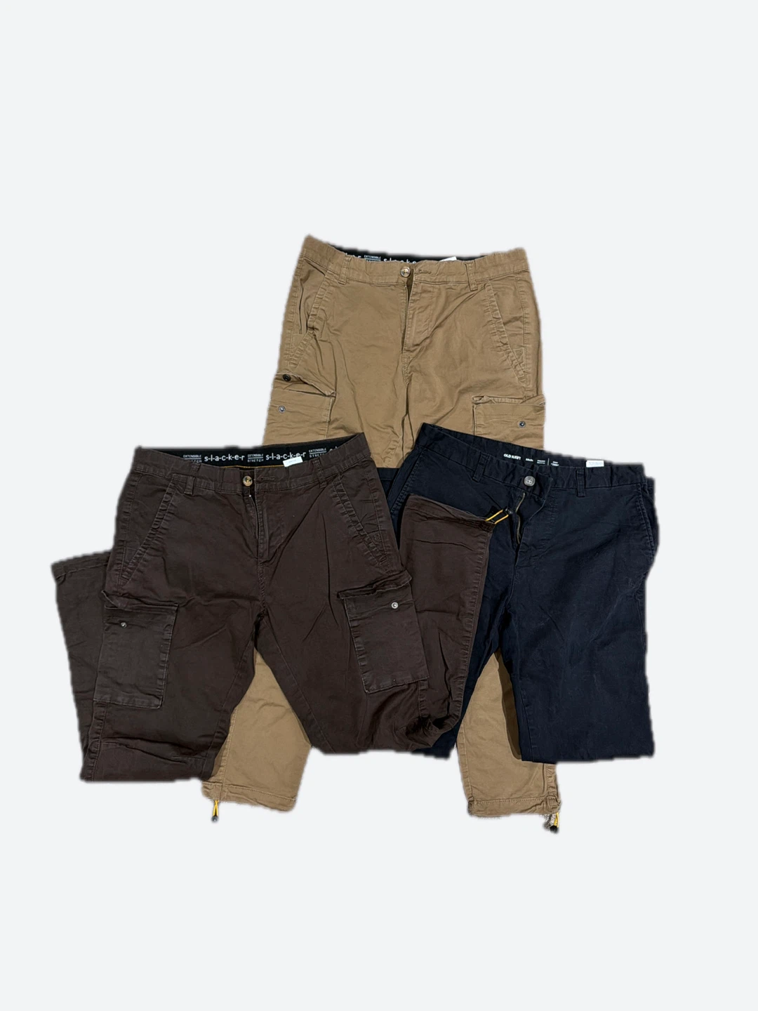32x34 Men’s Slacker & Old Navy Cargo Pants