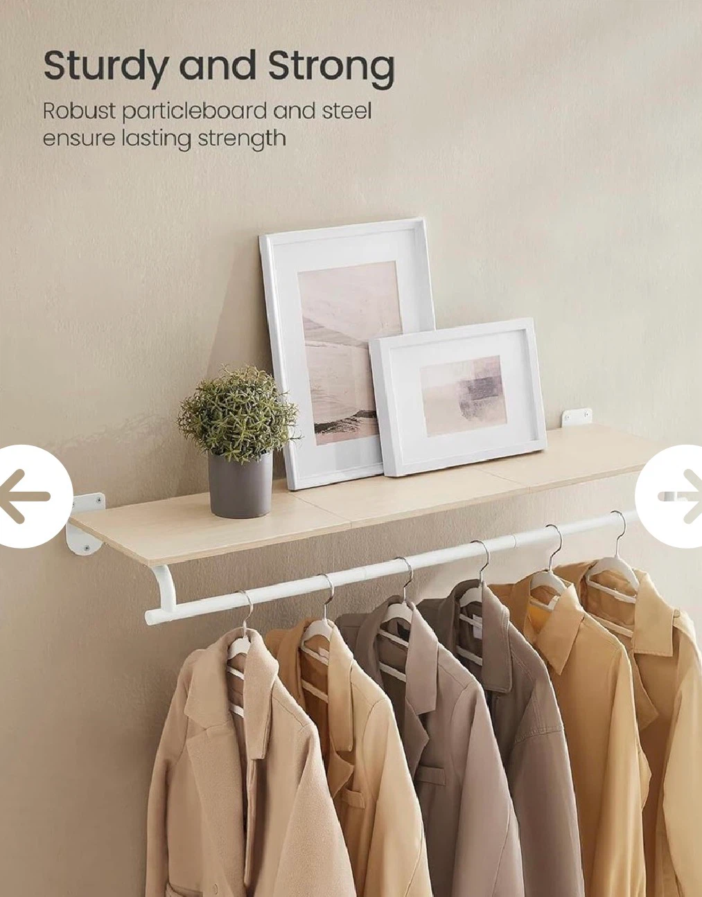 Songmics Clothes Rack and Storage Shelf - photo 4