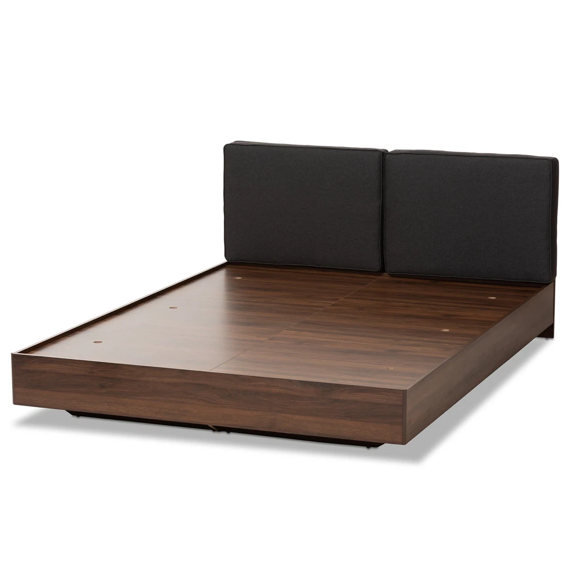New Mid Century Modern Queen Size Storage Platform Bed - photo 3