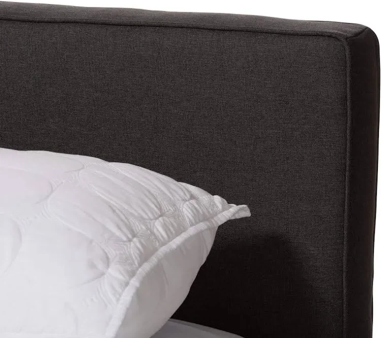 New Mid Century Modern Queen Size Storage Platform Bed - photo 4