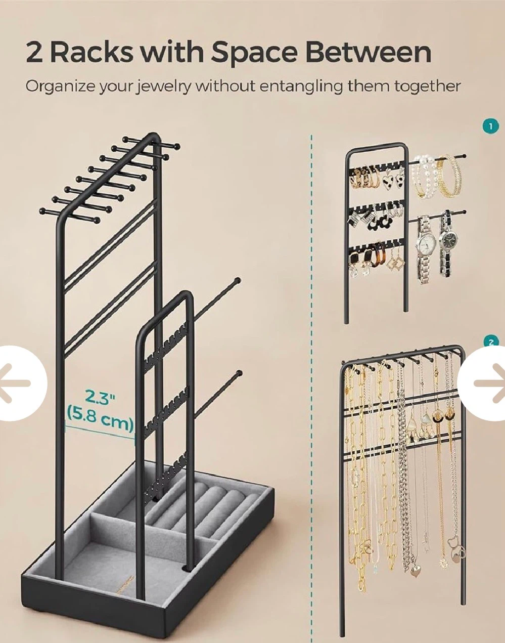Songmics Jewelry Organizer Stand - photo 3
