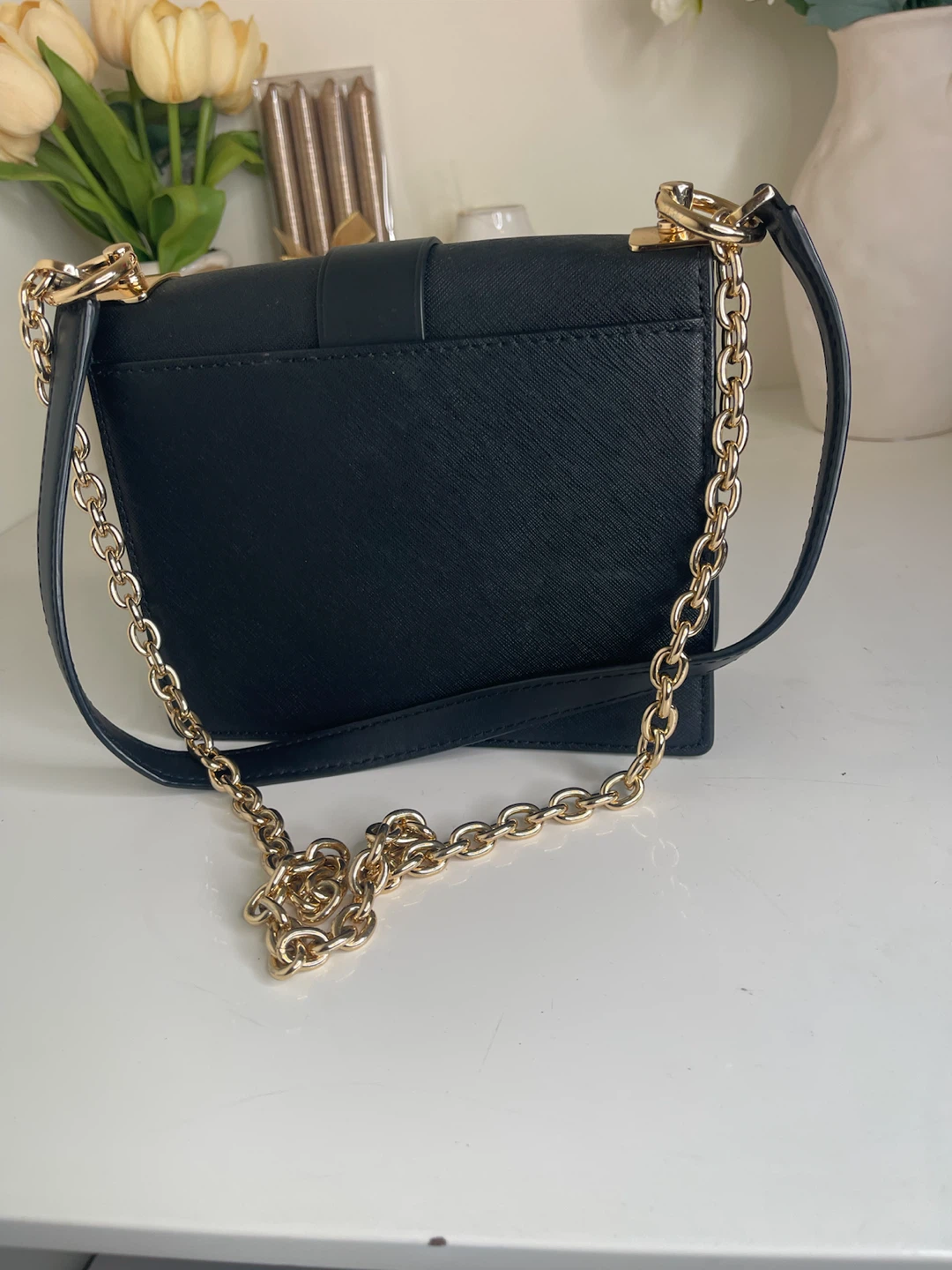 Michael Kors Black Crossbody Bag with Gold Chain - photo 2
