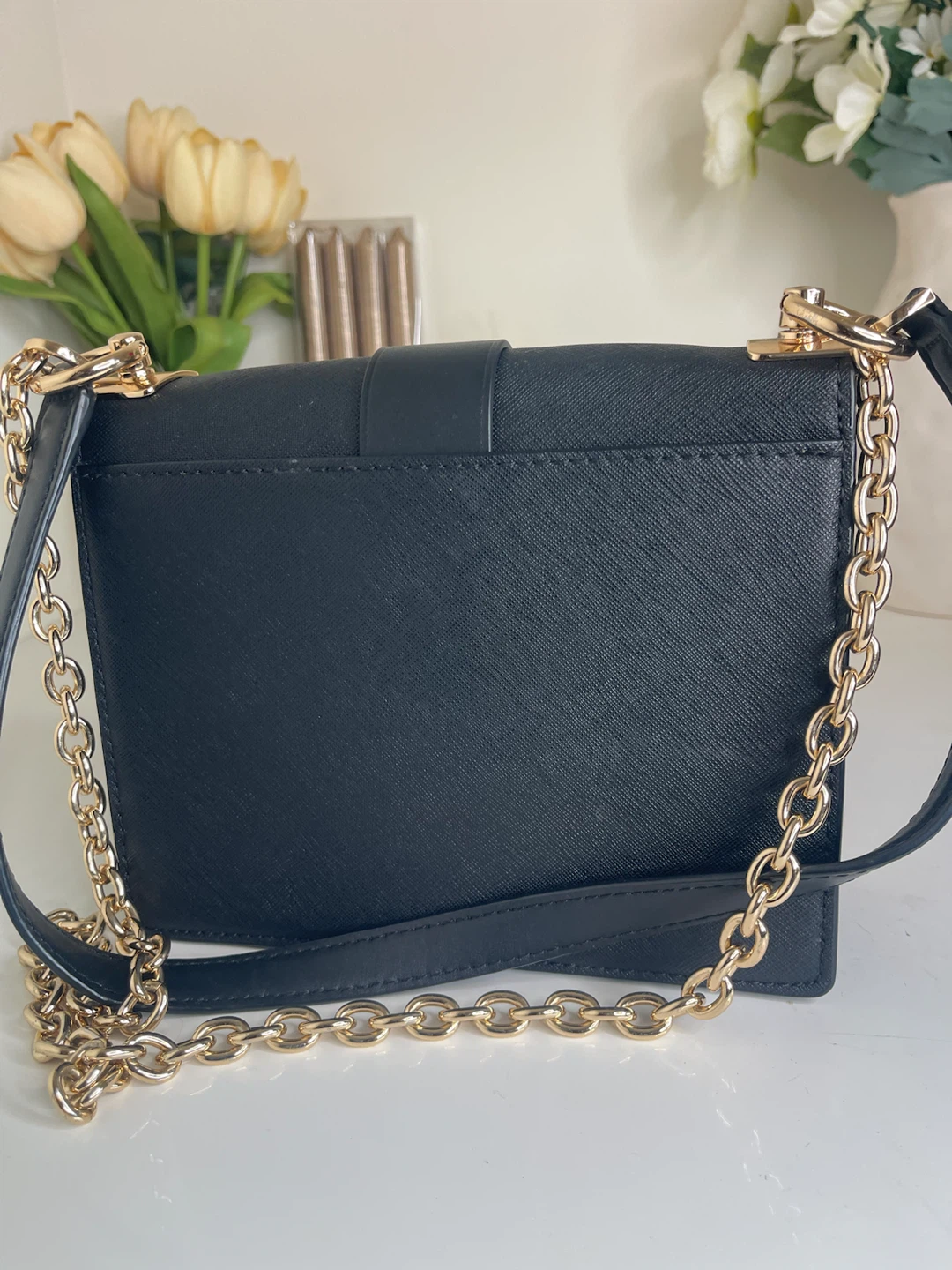 Michael Kors Black Crossbody Bag with Gold Chain - photo 5