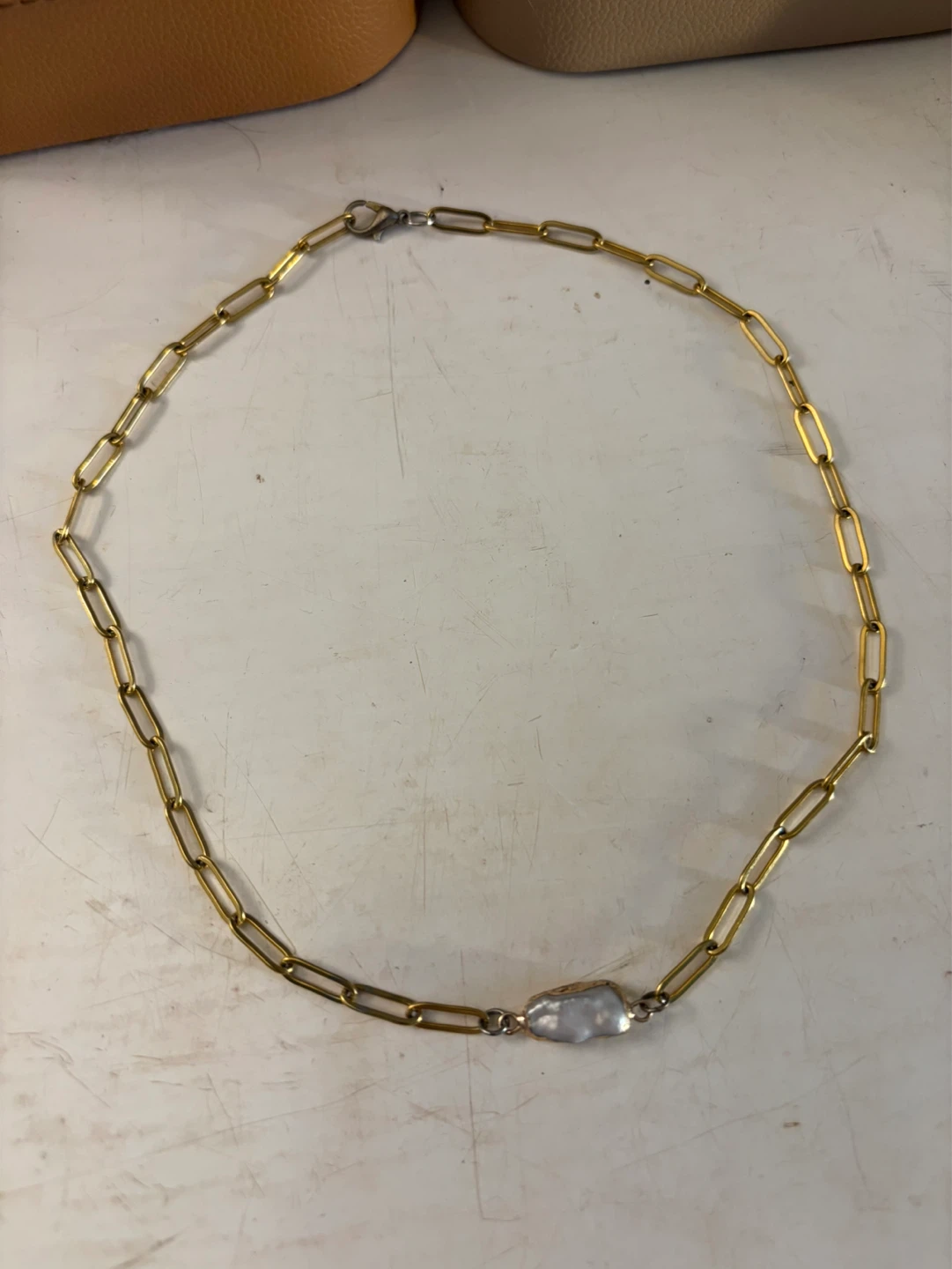 Paperclip necklace