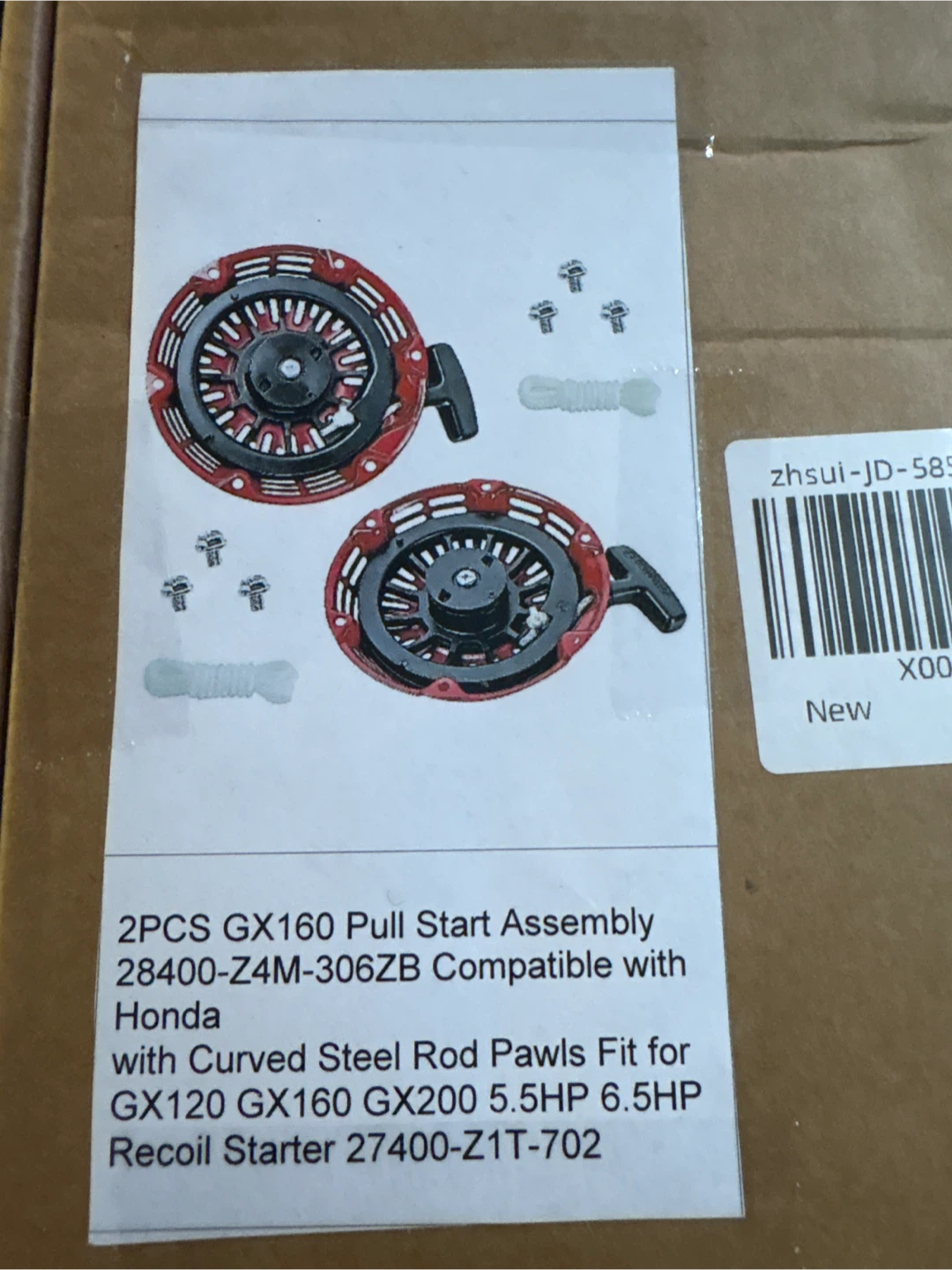 2PC GX160 Pull Start Assembly for Honda GX120 GX200 5.5HP 6.5HP