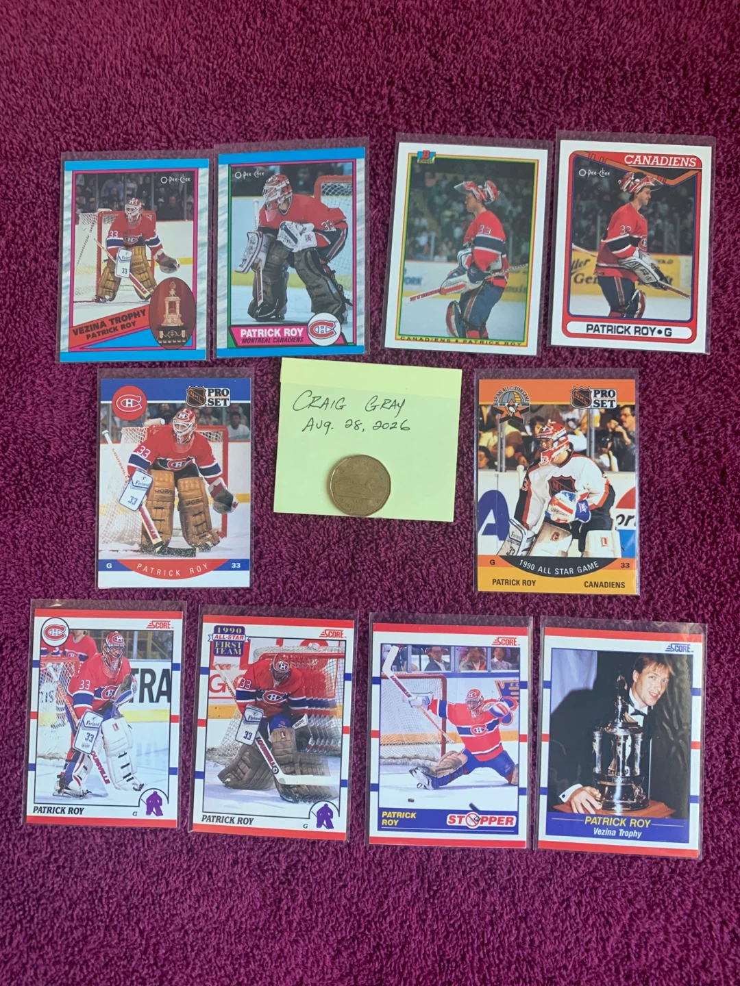 PATRICK ROY CARDS
