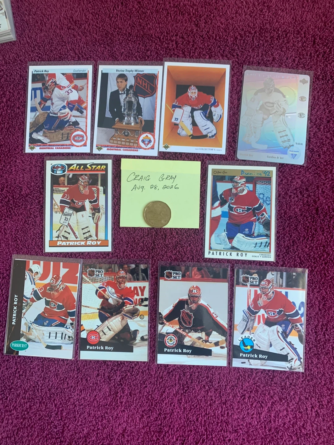 PATRICK ROY CARDS - photo 2