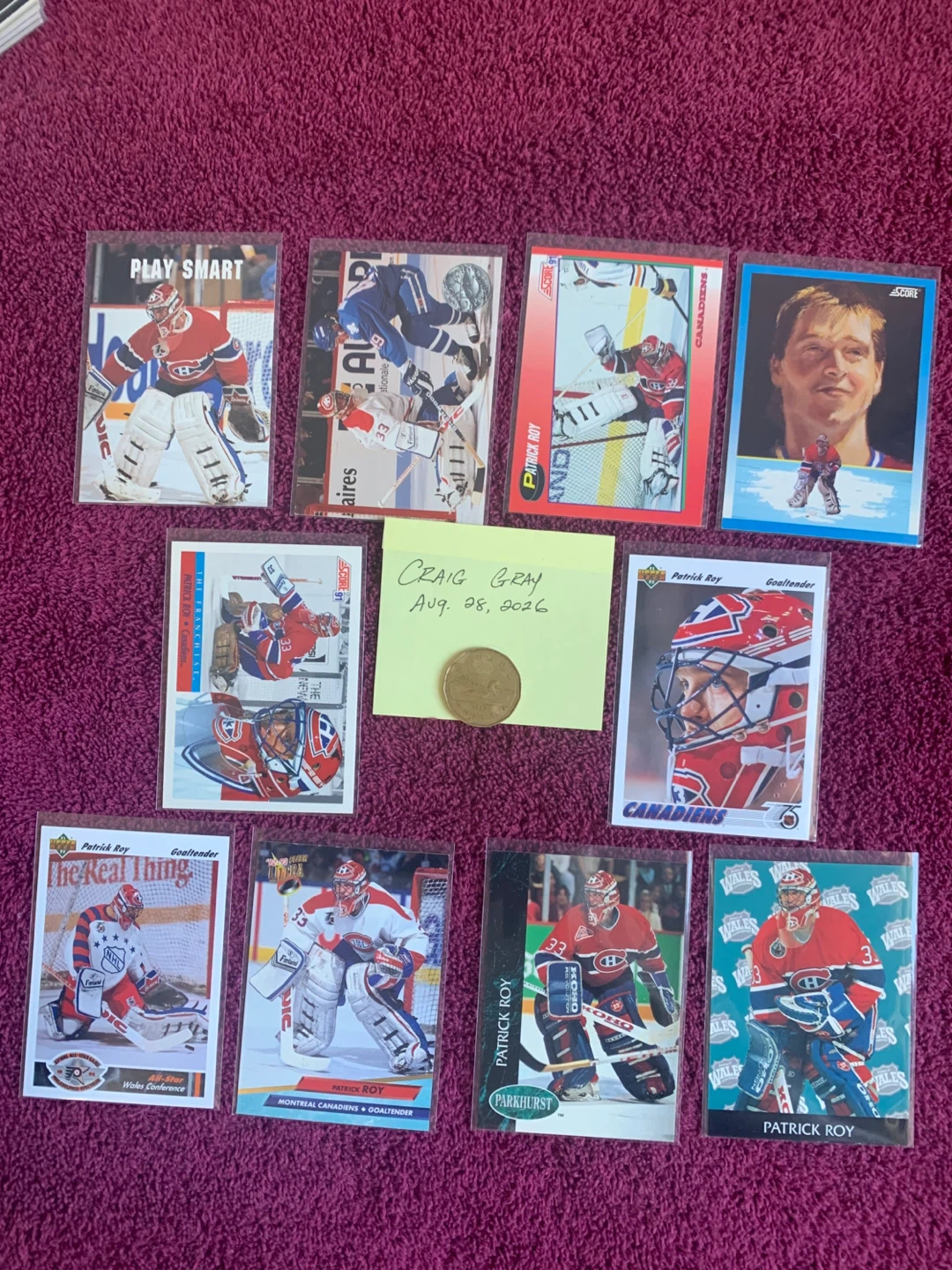 PATRICK ROY CARDS - photo 3