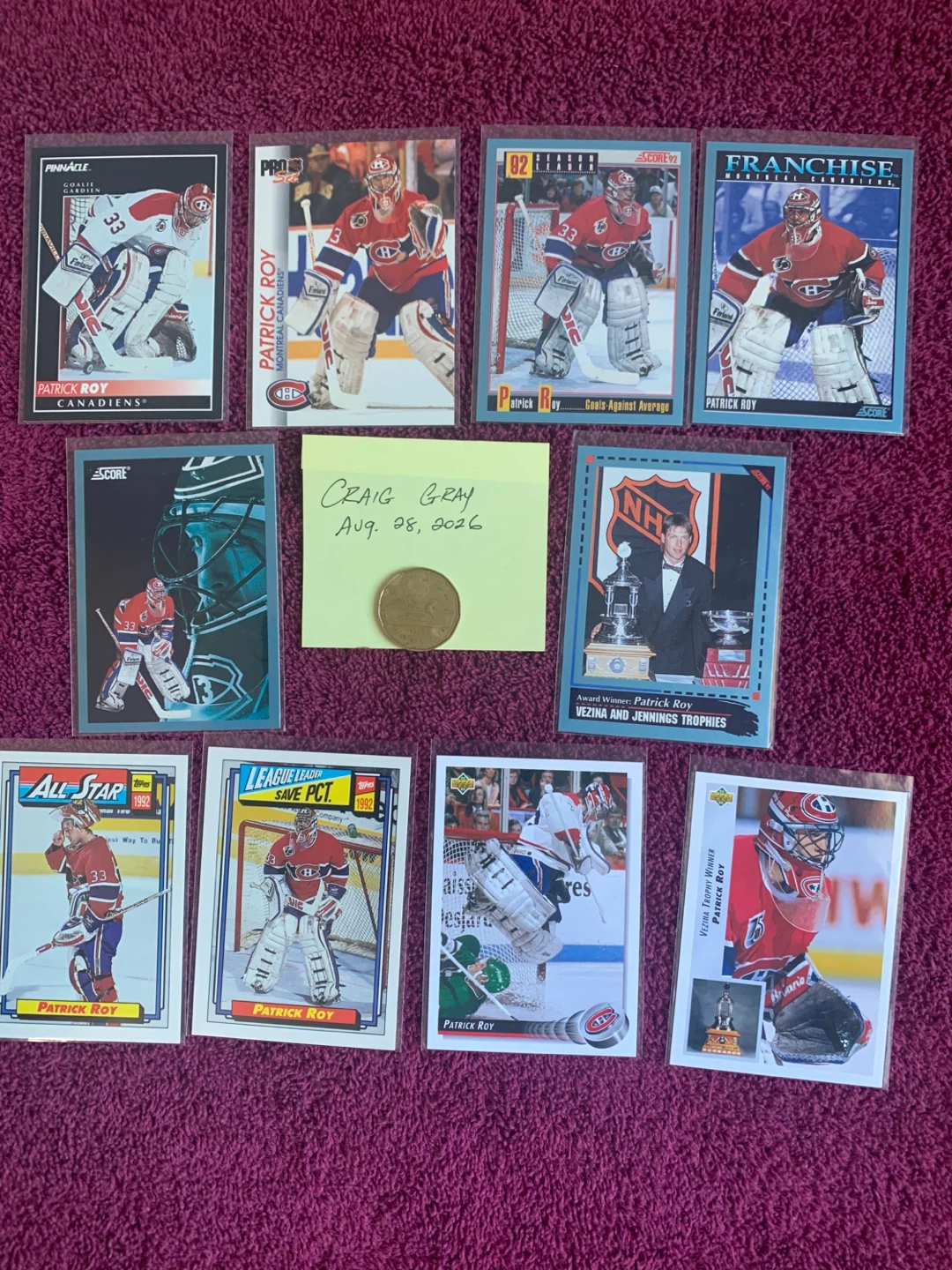 PATRICK ROY CARDS - photo 4