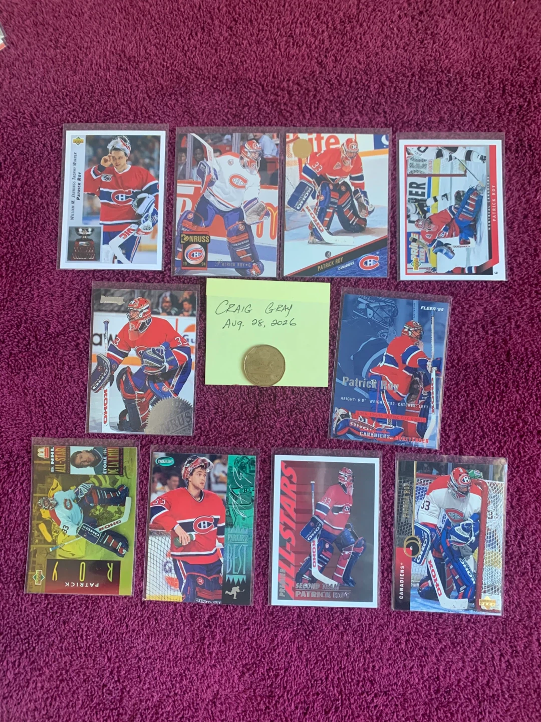 PATRICK ROY CARDS - photo 5