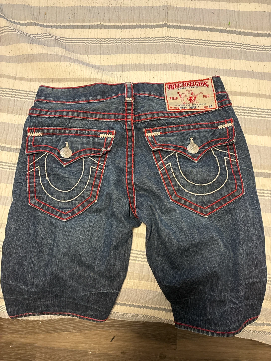 True Religion Ricky Super T Denim Shorts - photo 2