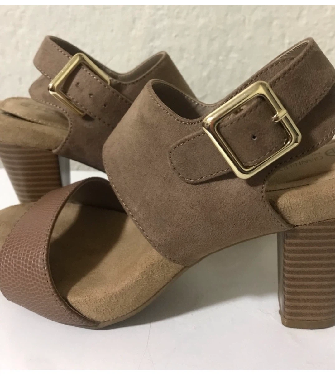 Gianni Bernini Women's Brown Wedge Sandals