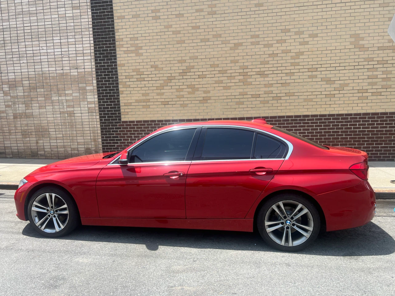 Red BMW 3 Series Sedan