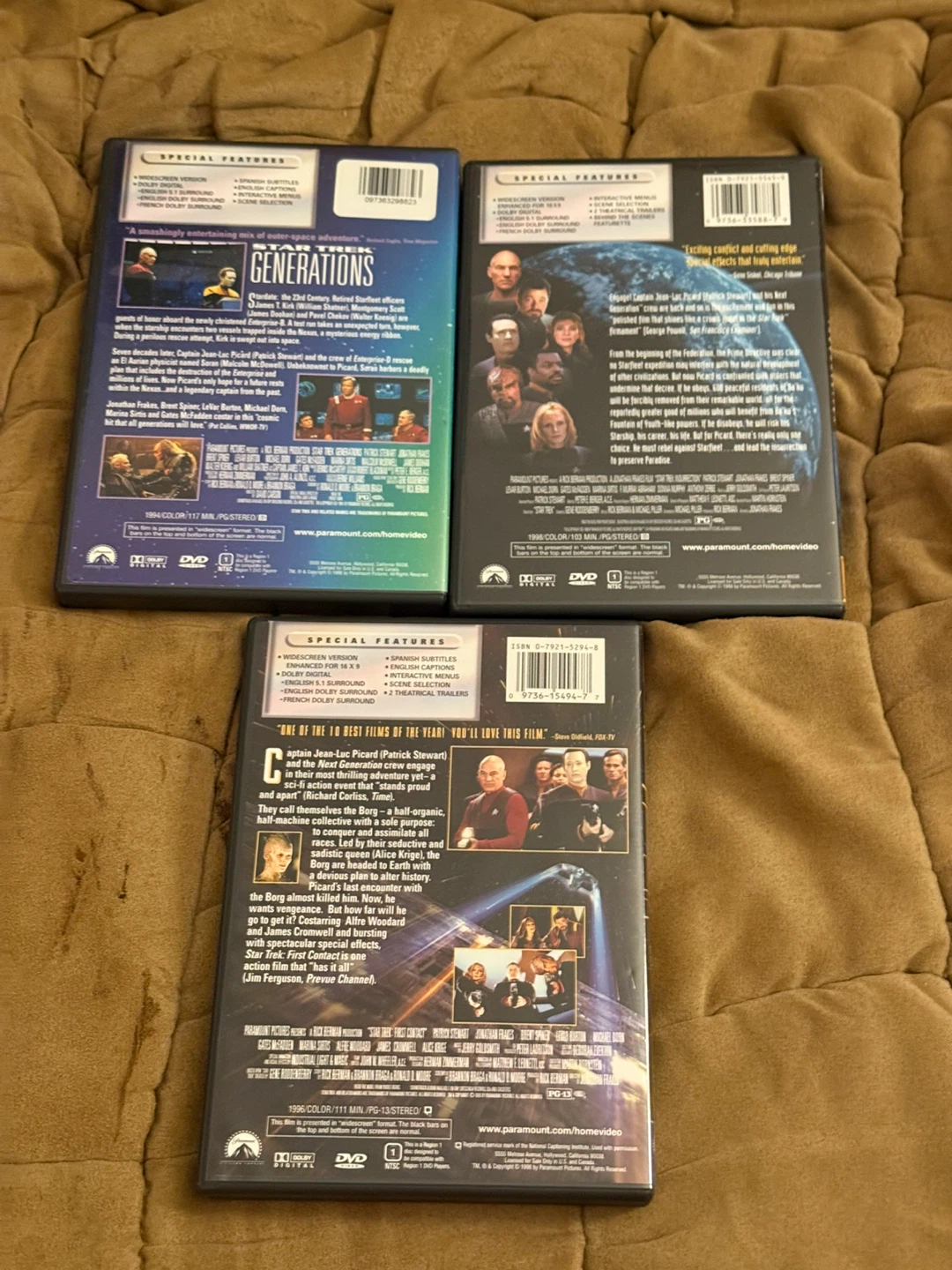 Star Trek: The Next Generation Movie Collection DVD Set - photo 3