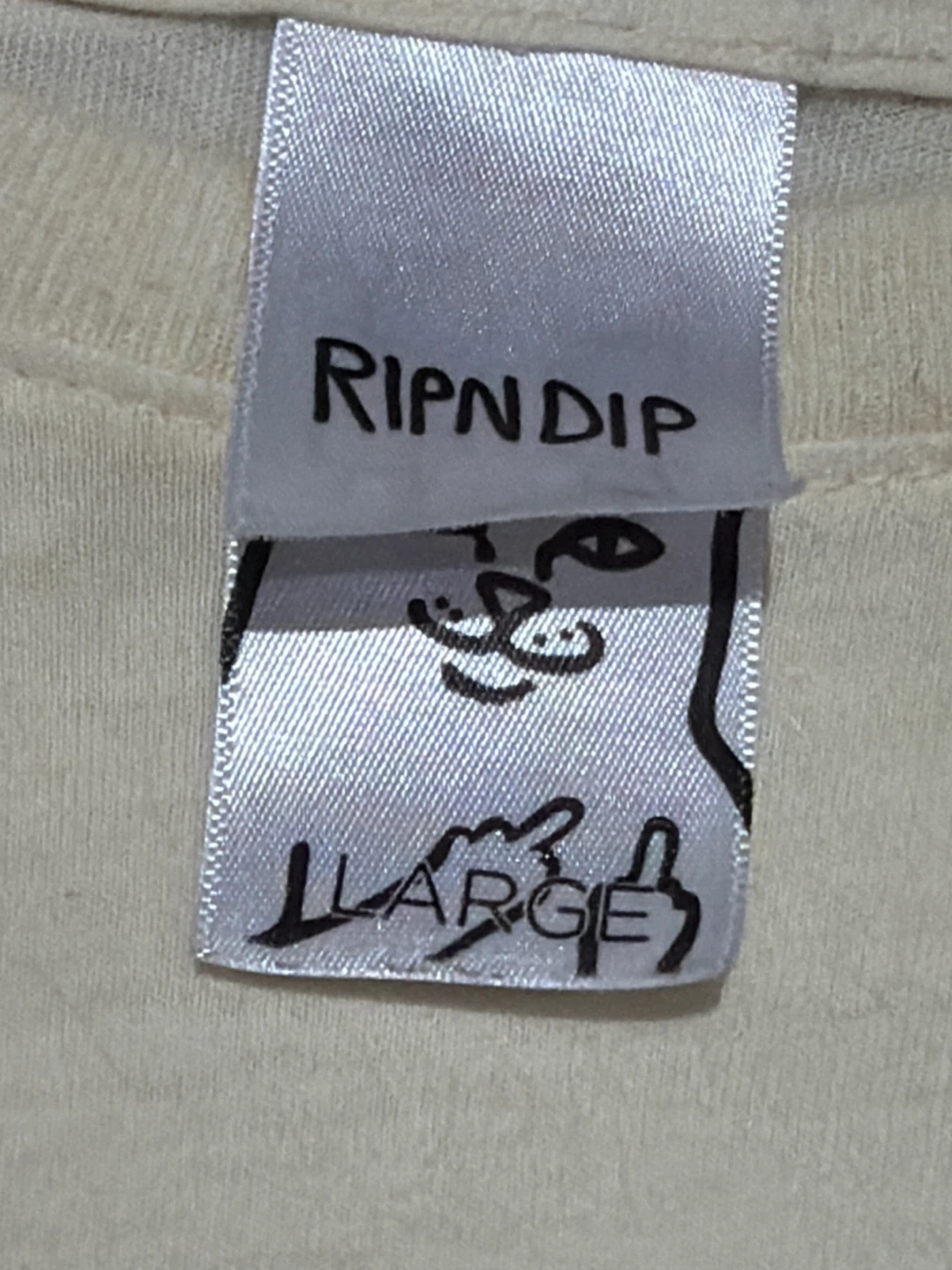 Large Yellow Ripndip Long Sleeve T-Shirt - photo 3
