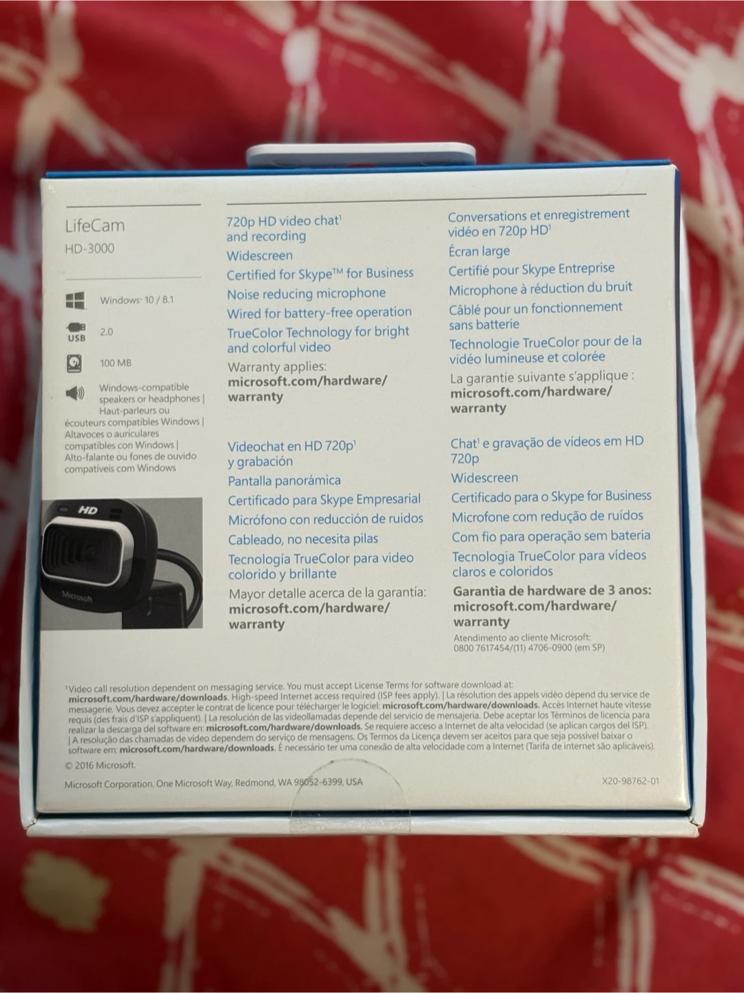 Microsoft LifeCam HD-3000 Webcam - photo 2