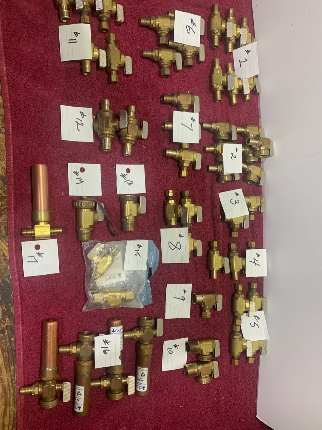 BRASS SHUT OFF VALVES & HAMMER ARRESTORS