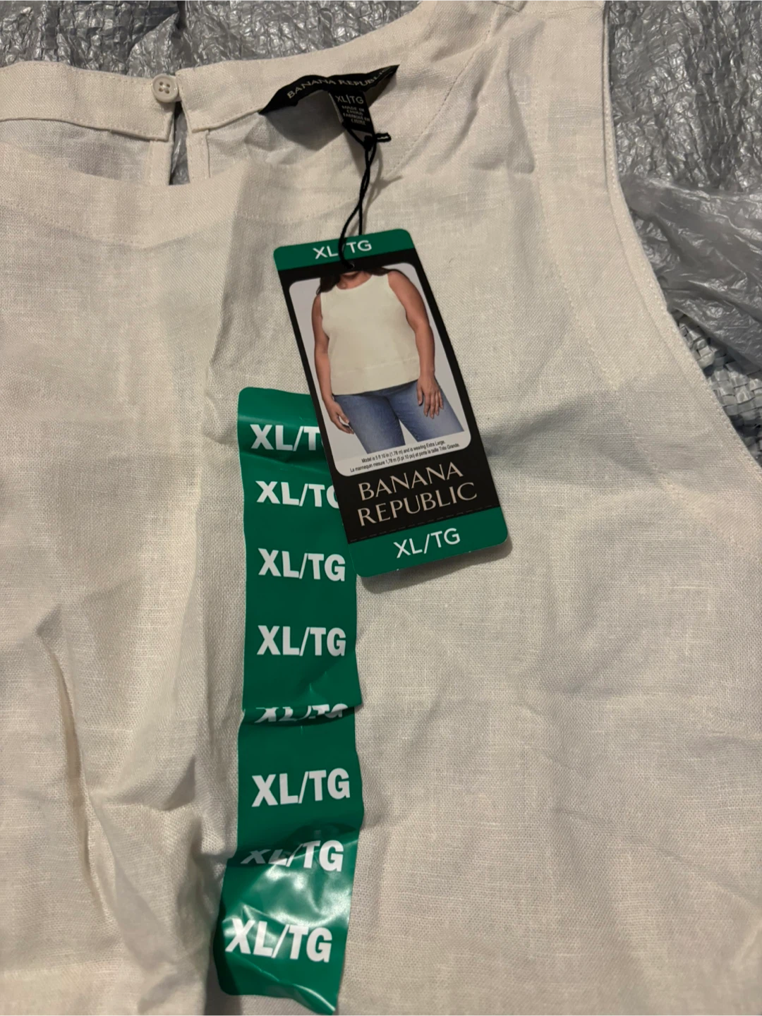 Banana Republic Linen Blend Tank Top XL/TG - photo 2