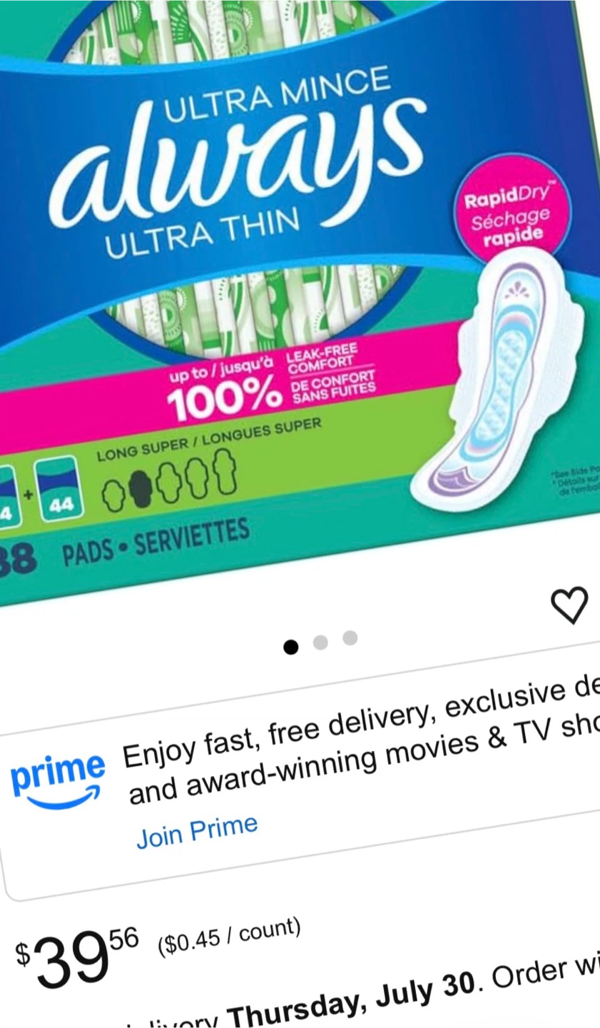 Always Ultra Thin Pads - Size 2 Long Super
