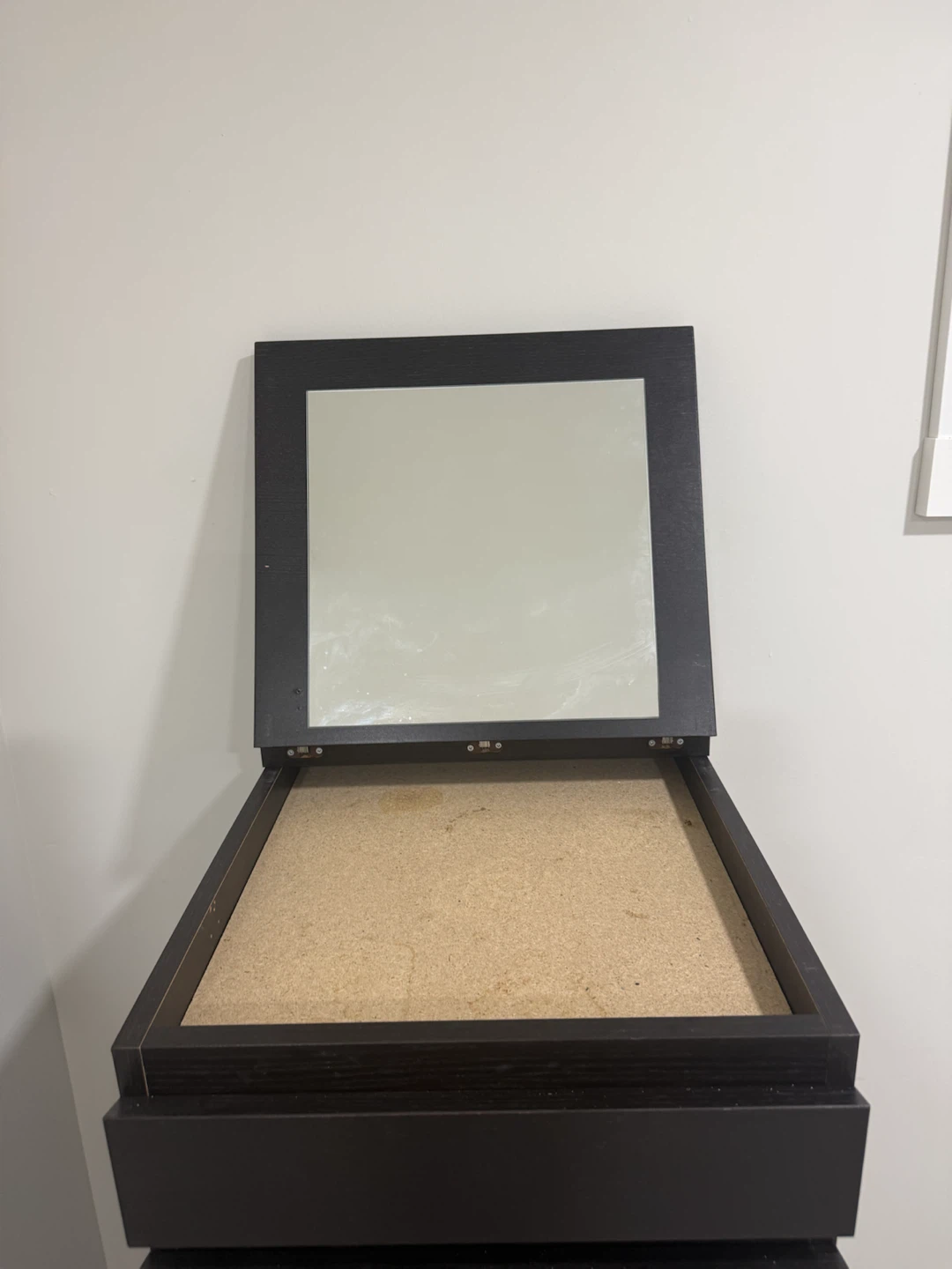IKEA MALM 6-Drawer Dresser with Flip-Top Mirror - Dark Brown - photo 4