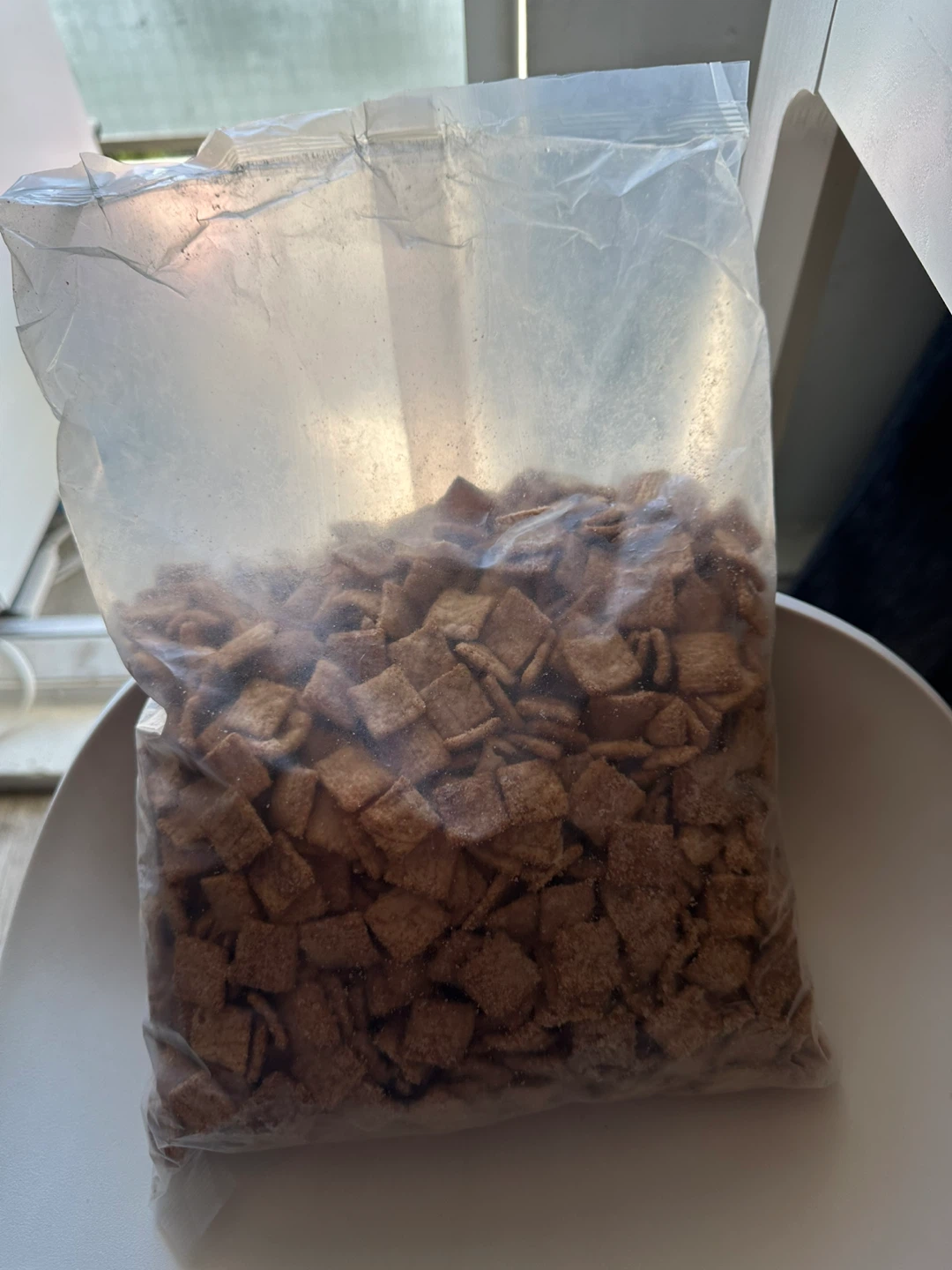 Square Cinnamon Cereal Bag
