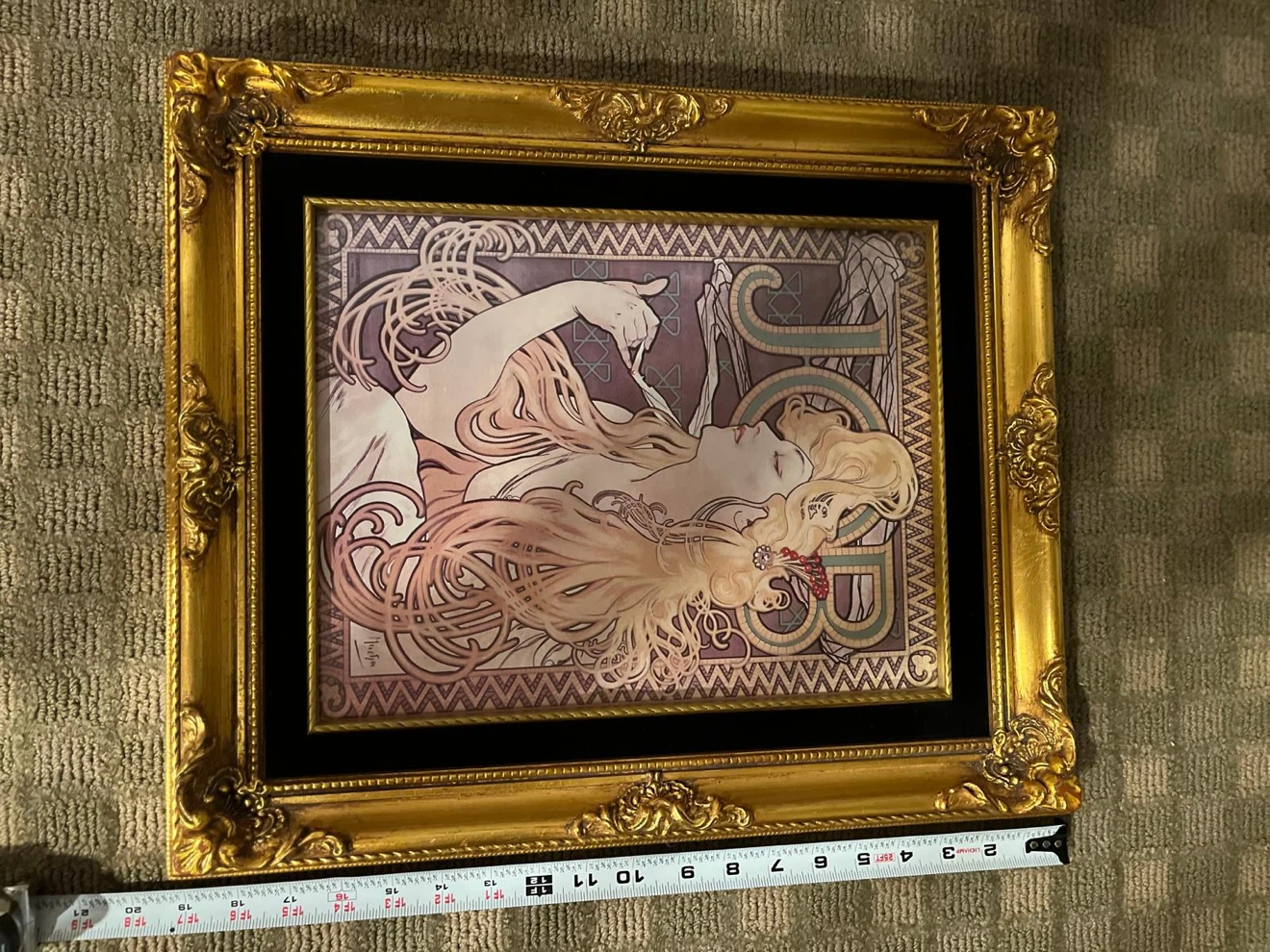Vintage "JOB" Artwork by Alphonse Mucha - photo 4