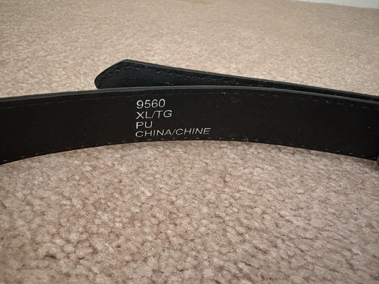 Black PU Belt - photo 3