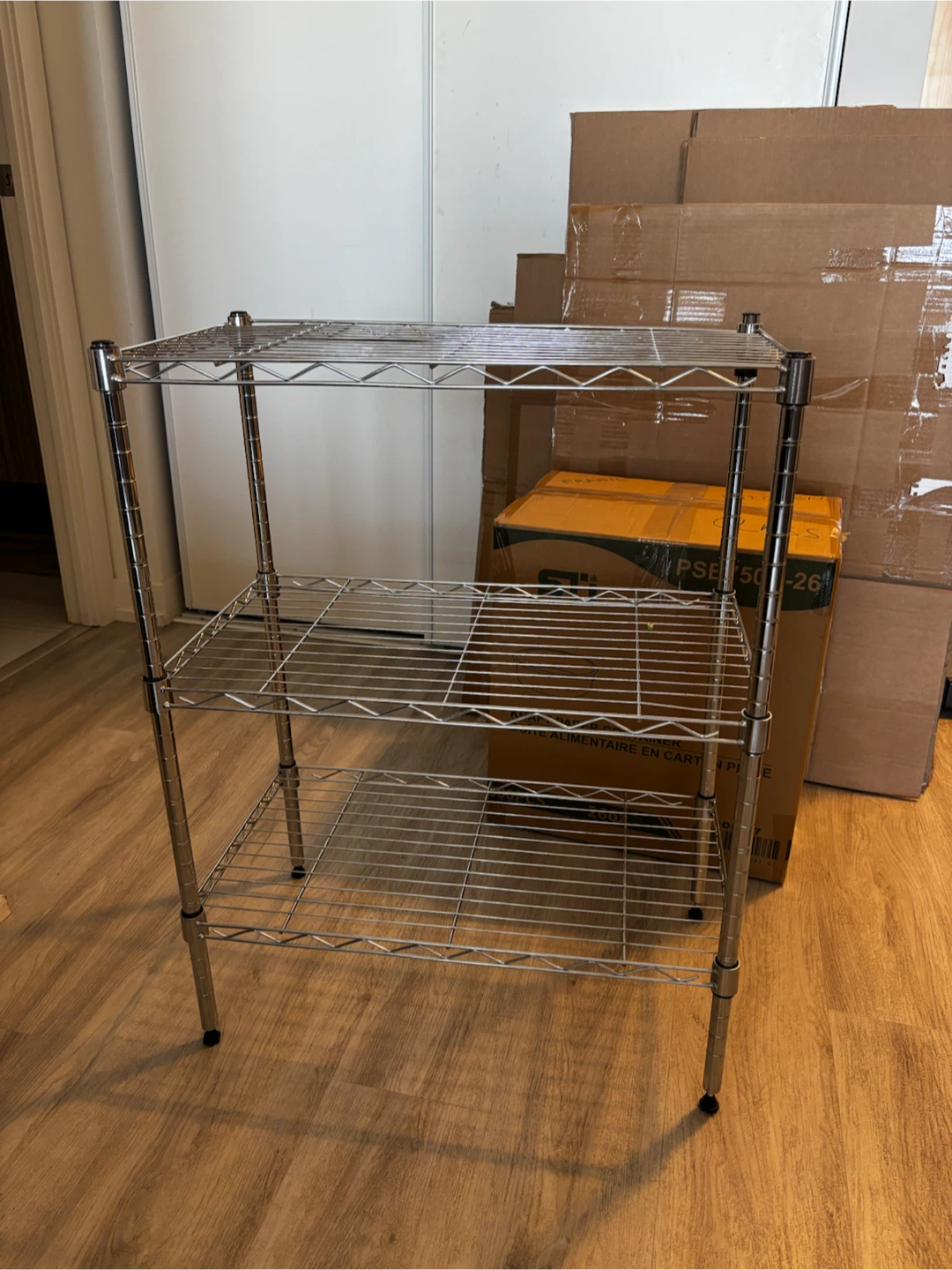 3-Tier Wire Shelving Unit - photo 2