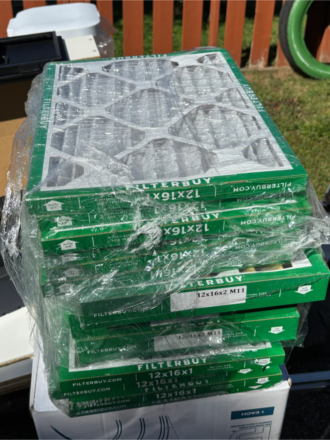 Filterbuy Furnace Air Filter 12x16x1 - Pack of 6